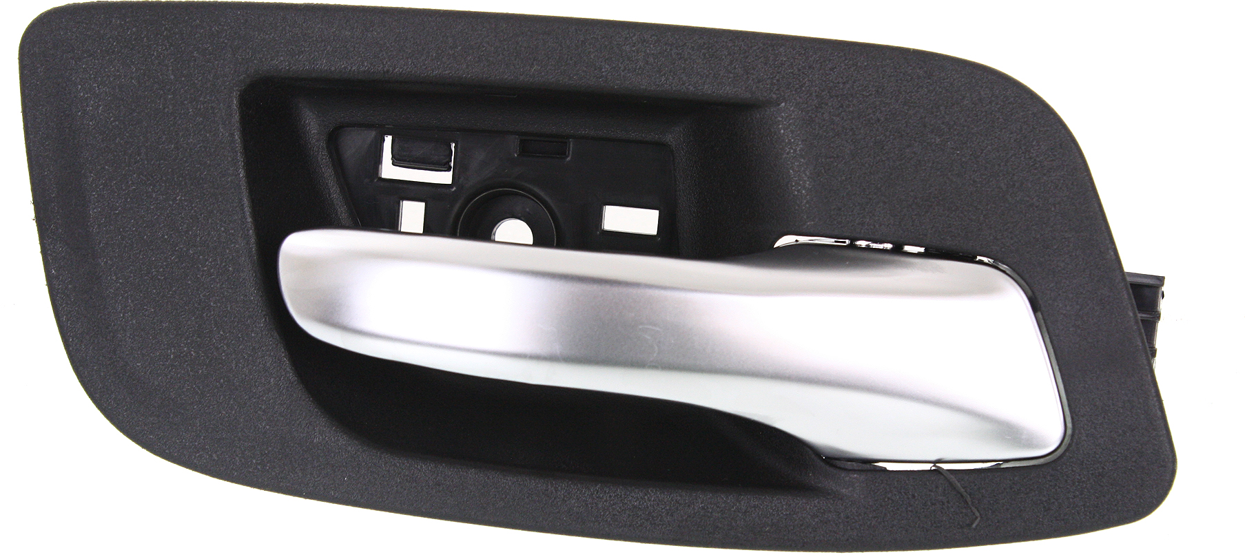 AM CHARGER 11-14 CHRYSLER 300-11-20 FRONT INTERIOR DOOR HANDLE RH Silver Lever+Black Housing w o Hole Plastic Sdn SKU REPCH462141 Partslink CH1353154 OEM 1TF56DX9AD
