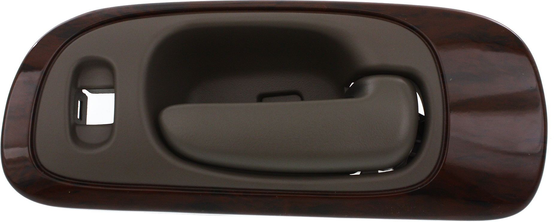 AM CONCORDE 98-04 FRONT INTERIOR DOOR HANDLE RH Gray w Woodgrain Bezel w 6 Nuts Plastic SKU REPCH462149