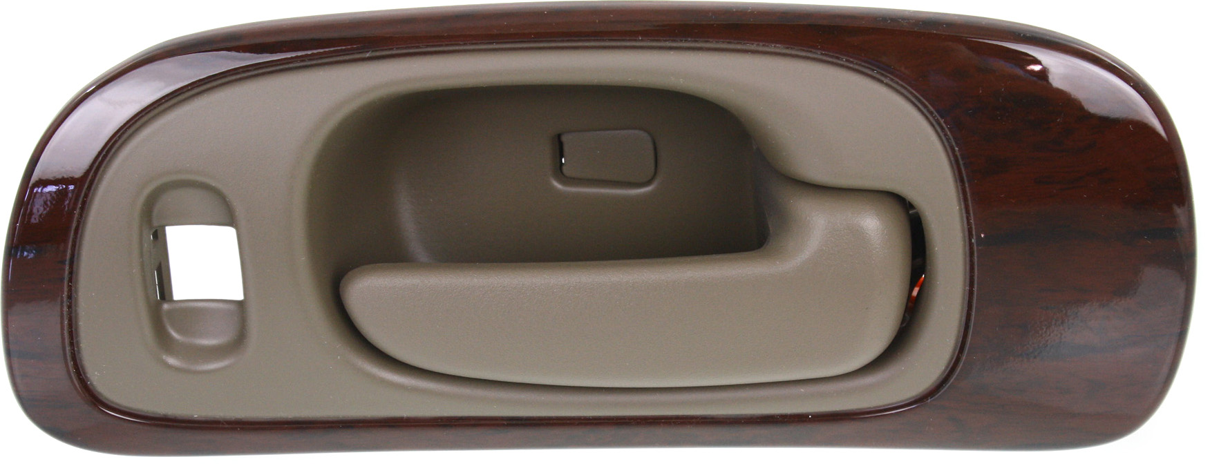 AM CONCORDE 98-04 FRONT INTERIOR DOOR HANDLE RH Beige w Woodgrain Bezel w 6 Nuts Plastic SKU REPCH462151