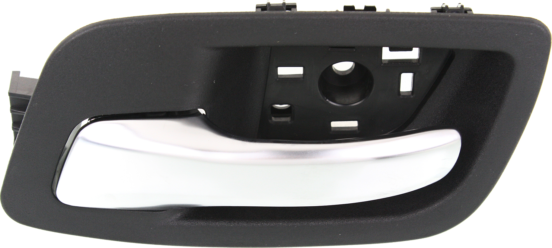 AM CHARGER 11-14 CHRYSLER 300-11-23 REAR INTERIOR DOOR HANDLE LH Silver Lever+Black Housing Plastic SKU REPCH491302 Partslink CH1552114 OEM 1TF55DX9AC