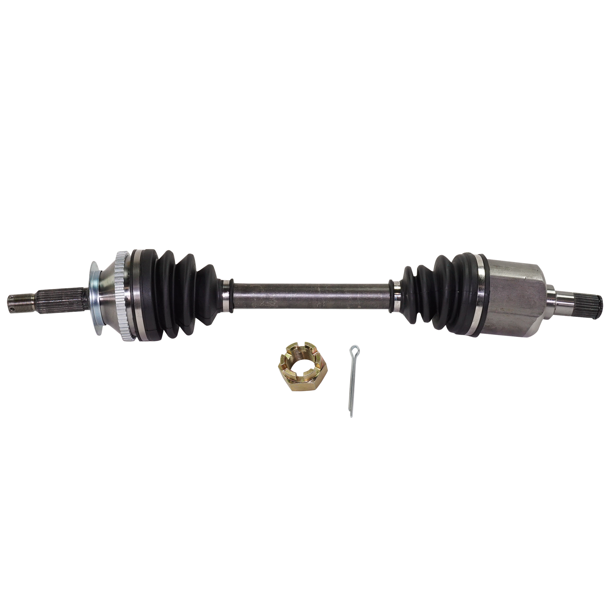 AM SANTA FE 01-06 FRONT CV AXLE ASSEMBLY LH Includes Axle Nut SKU REPCMI8330A