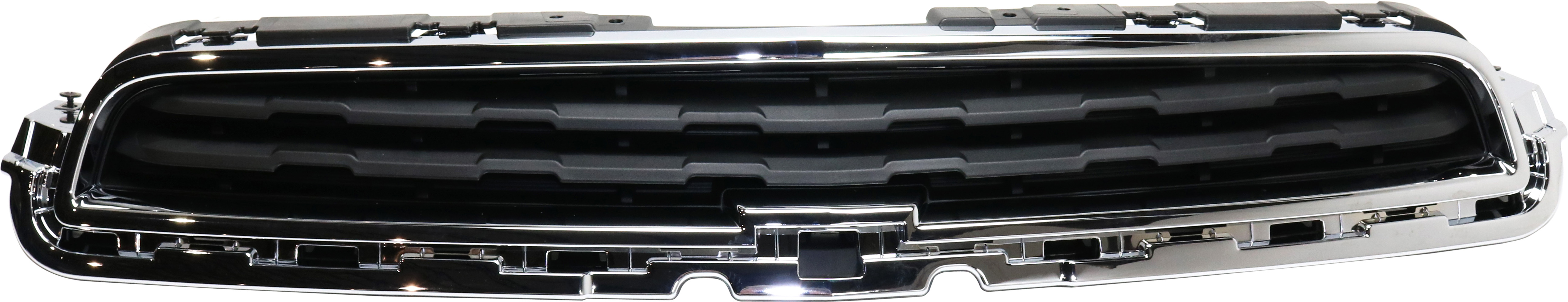 AM TRAX 13-16 GRILLE Textured Black Shell and Insert w Chrome Molding 15-16 Mexico Built Vehicle SKU REPCV070139 Partslink GM1200715 OEM 95390550