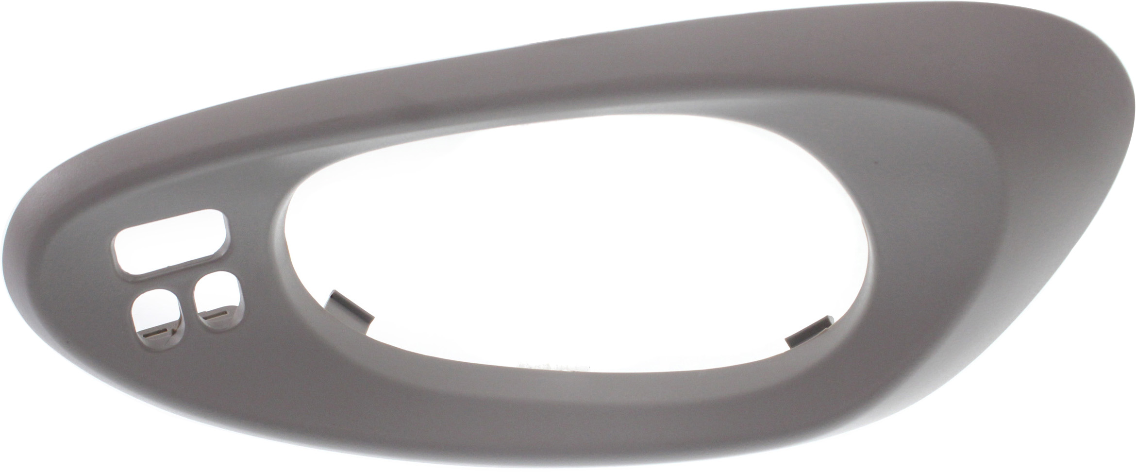 AM TRAILBLAZER 02-09 FRONT DOOR HANDLE CASE LH Interior Textured Gray Bezel Only w Hole w Convenience Pkg. SKU REPCV462168B OEM 25894592