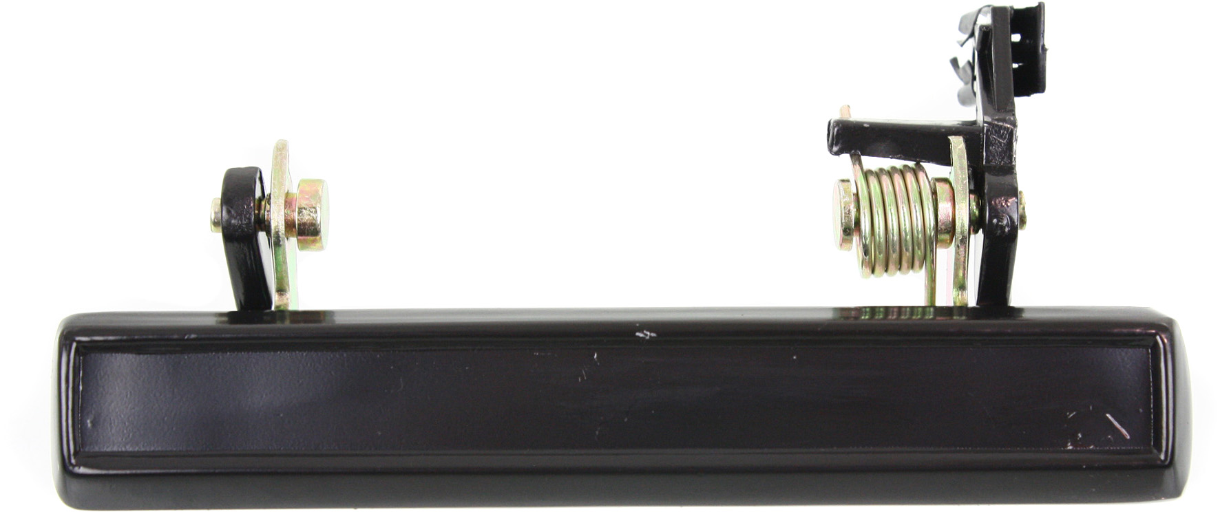AM MONTE CARLO 78-88 REGAL 82-87 FRONT EXTERIOR DOOR HANDLE LH Smooth Black Zinc Clip Down SKU REPCV462178 OEM 20454213