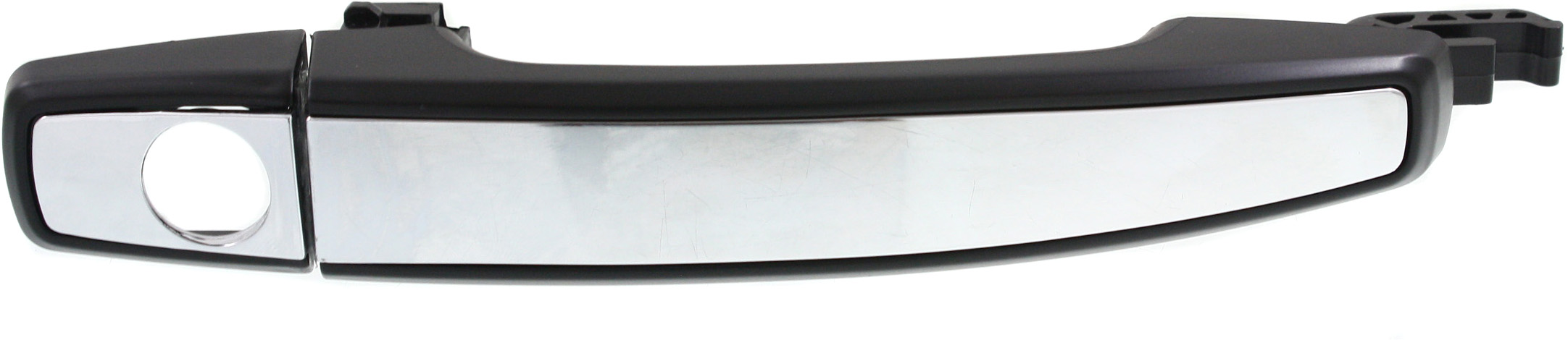 AM SRX 10-16 CAMARO 11-15 SONIC 12-20 FRONT EXTERIOR DOOR HANDLE LH Primed Black w Chr Insrt w Keyhole SKU REPCV462184 OEM 25936865-25936893