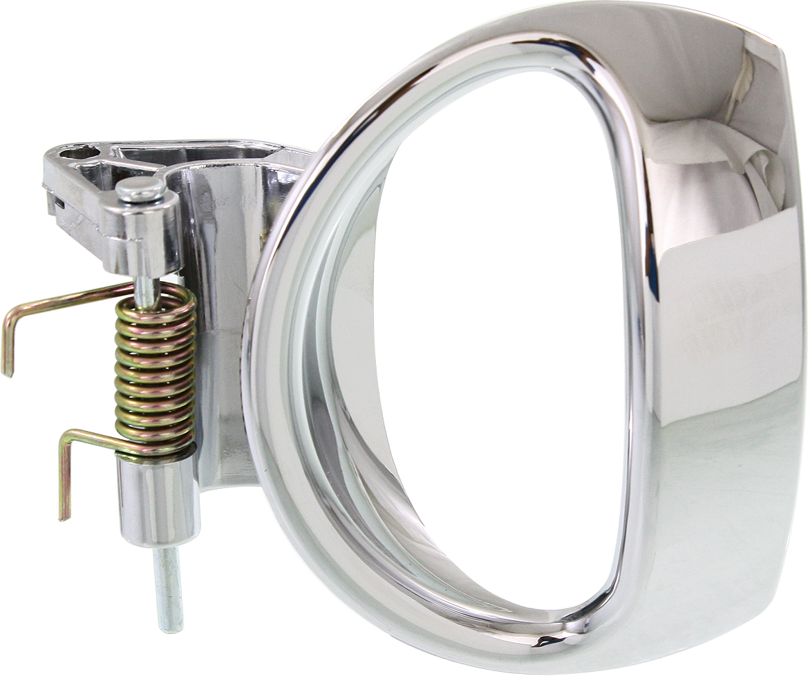 AM HHR 06-11 FRONT INTERIOR DOOR HANDLE RH All Chrome Lever Only 1 pin +1 spring Plastic =REAR SKU REPCV462189 OEM 19299613