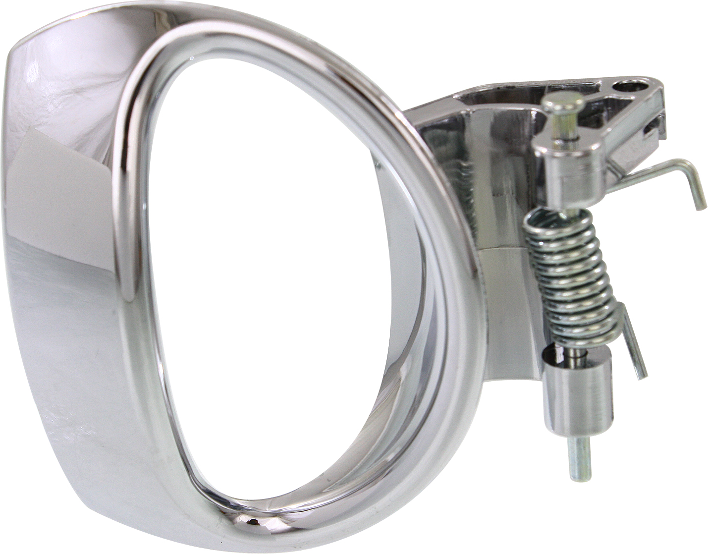 AM HHR 06-11 FRONT INTERIOR DOOR HANDLE LH All Chrome Lever Only 1 pin +1 spring Plastic =REAR SKU REPCV462190 OEM 19299614