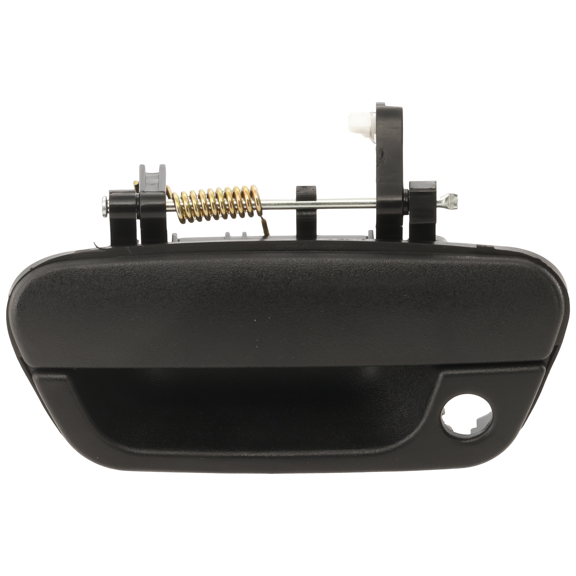 AM SPARK 13-15 FRONT EXTERIOR DOOR HANDLE LH Plastic Textured Black w Key Hole SKU REPCV462306 OEM 95964943