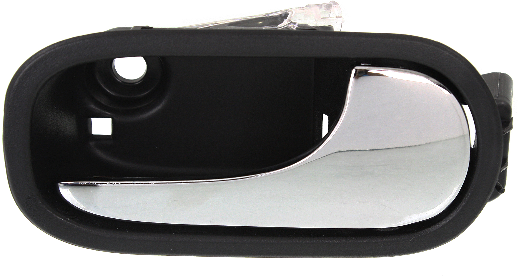 AM MALIBU 08-12 FRONT INTERIOR DOOR HANDLE RH Chrme Lvr+Black Hsg Ebony Plastic w LED Exc.Classic SKU REPCV462333 OEM 20808796
