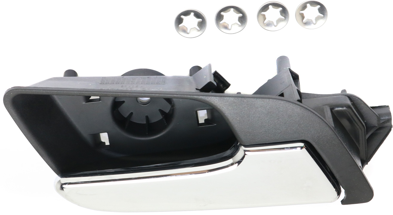 AM TERRAIN 10-17 IMPLA 14-20 FRONT INTERIOR DOOR HANDLE RH Chrome Lever Textured Black Housing Plastic =REAR SKU REPCV462335 OEM 42703623