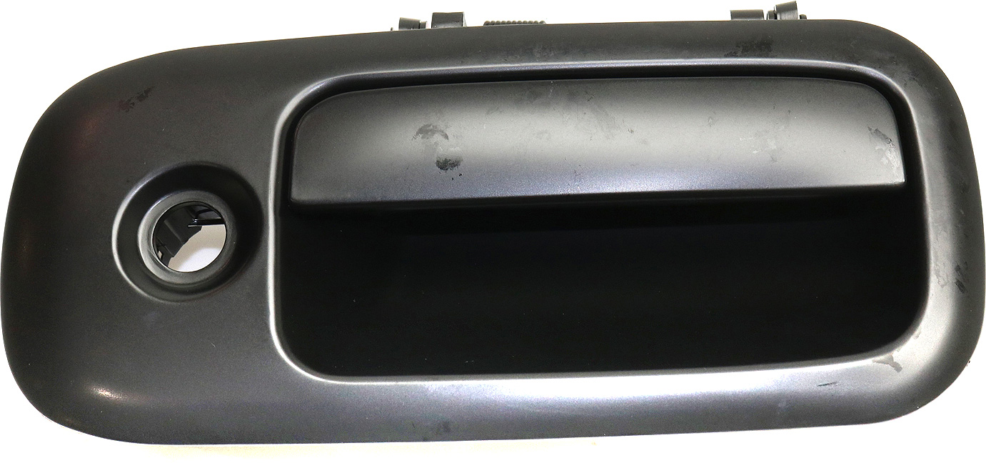 AM EXPRESS SAVANA 10-21 FRONT EXTERIOR DOOR HANDLE RH Smooth Black SKU REPCV462381 Partslink GM1311196 OEM 25989399 PFM