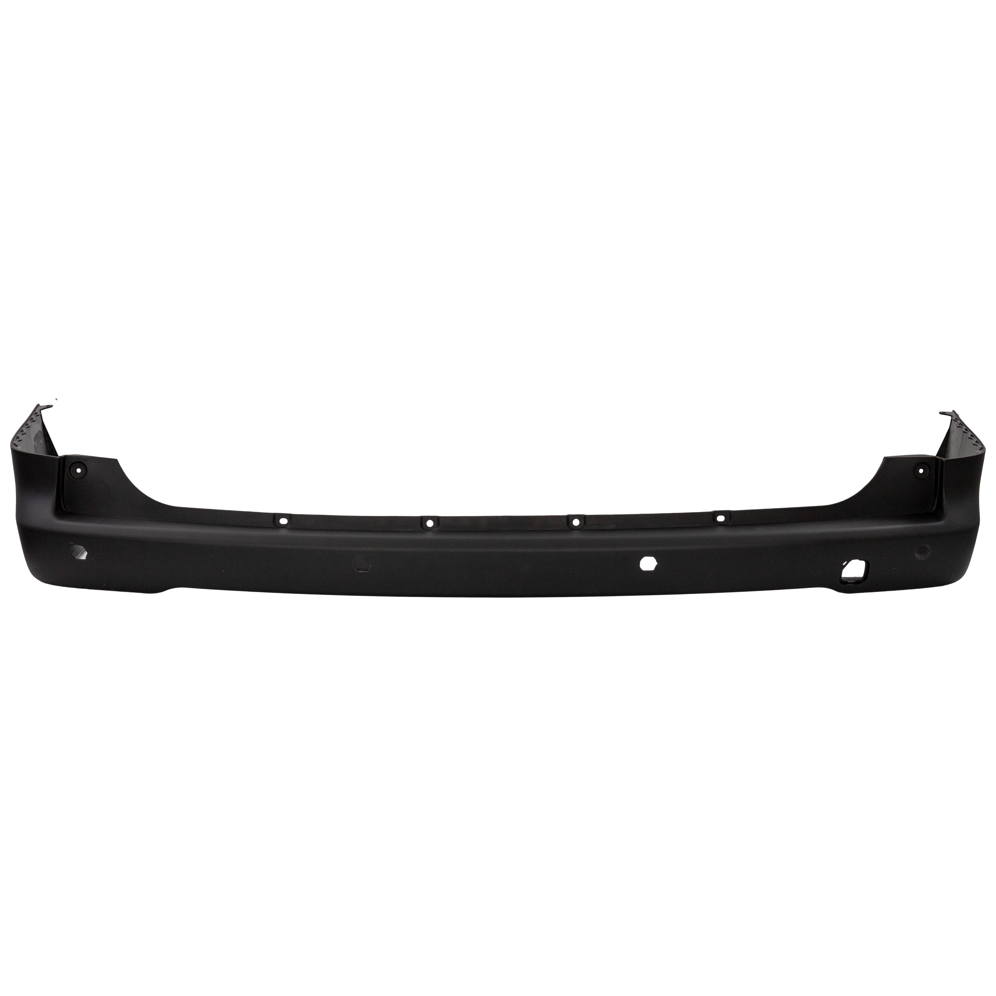 AM CITY EXPRESS 15-18 REAR BUMPER COVER Textured w Parking Aid Sensor Holes SKU REPCV760113P Partslink GM1100962 OEM 19317410 PFM