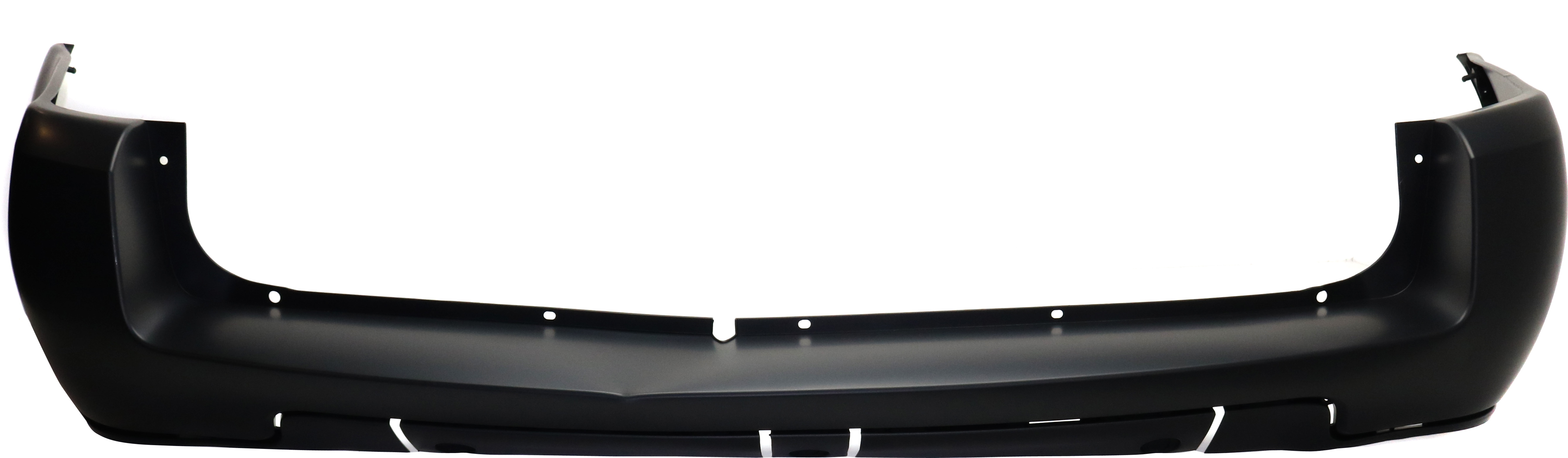 AM UPLANDER 05-09 REAR BUMPER COVER Primed 121 in. WB w o Rear Obj Snsr Holes SKU REPCV760114P Partslink GM1100718 OEM 12336003