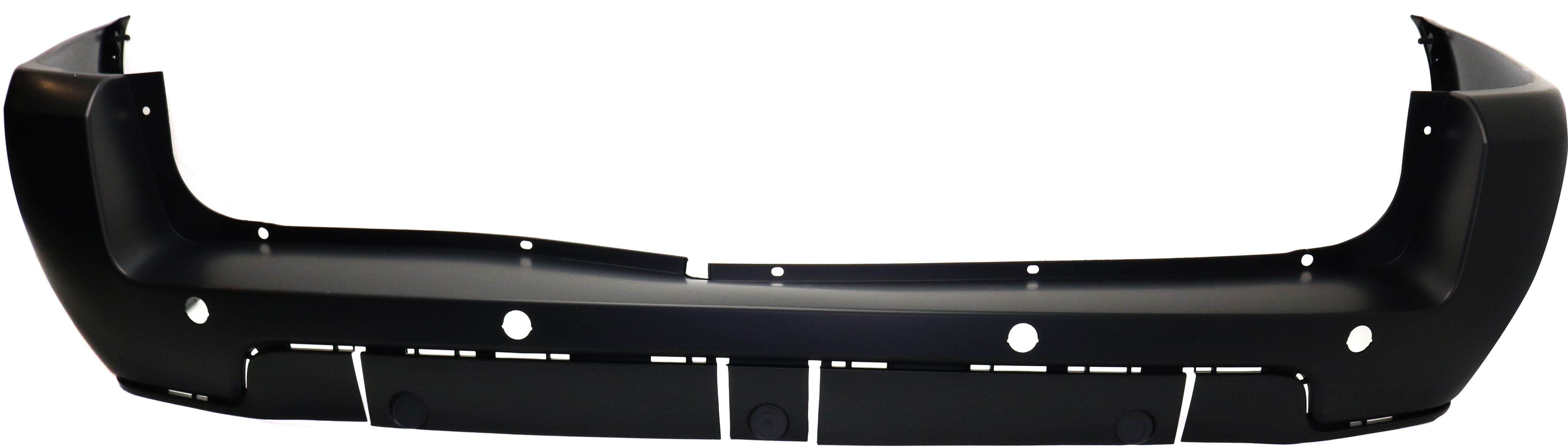 AM UPLANDER 05-09 REAR BUMPER COVER Primed 121 in. WB w Rear Obj Snsr Holes SKU REPCV760115P Partslink GM1100716 OEM 12336004