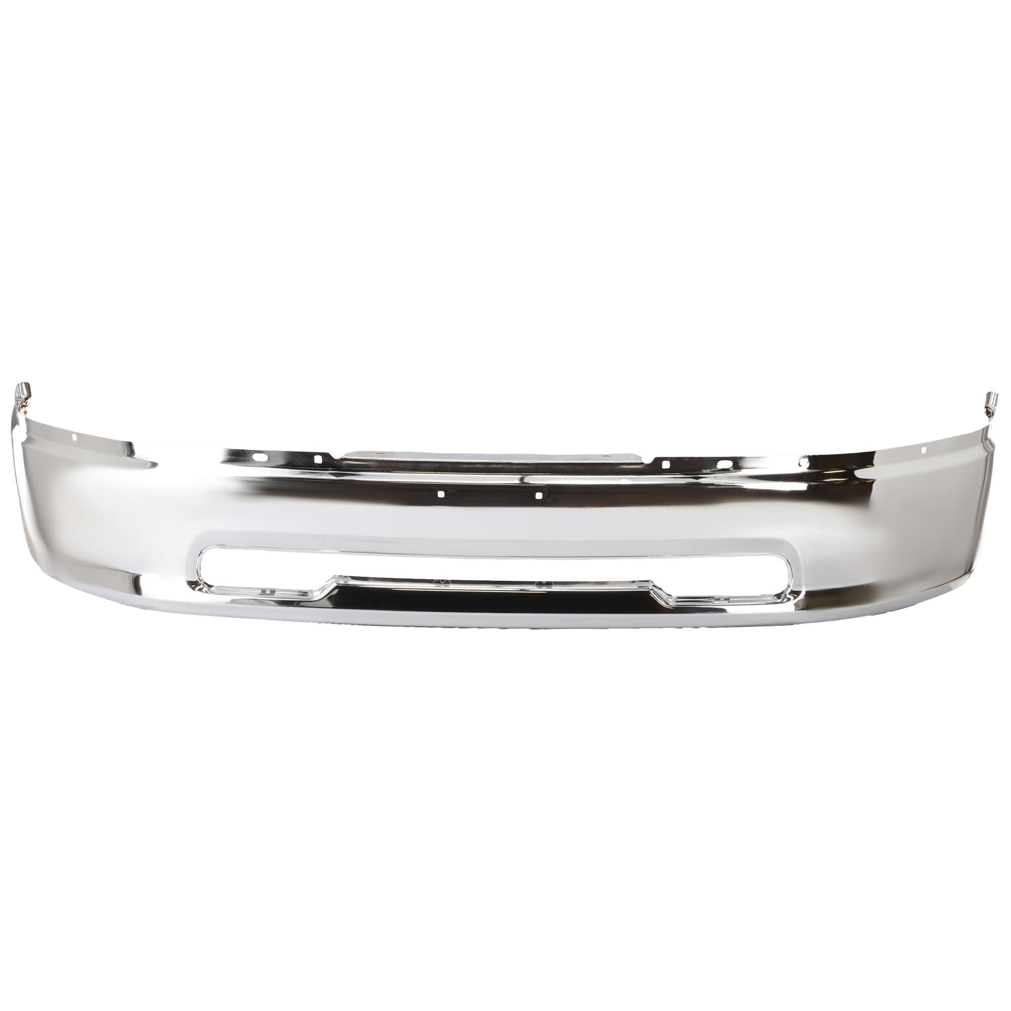 AM RAM 1500-09-12 FRONT BUMPER Chrome w o Sport Package w o Fog Light Holes CAPA SKU REPD010307Q Partslink CH1002387C OEM 68088188AA 68206066AA