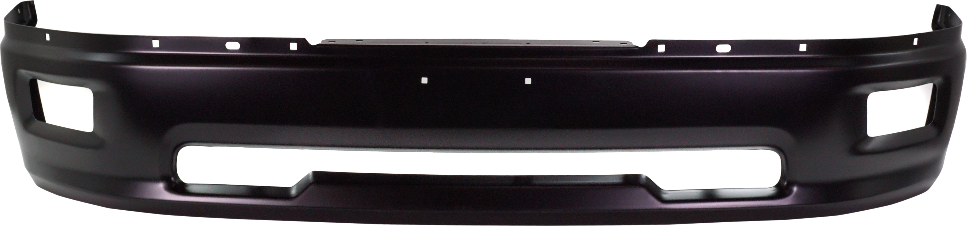 AM RAM 1500-09-12 FRONT BUMPER Primed Paint to Match w o Sport Package w Rectangular Fog Light Holes CAPA SKU REPD010308Q Partslink CH1002384C OEM 68206067AA 55112609AA