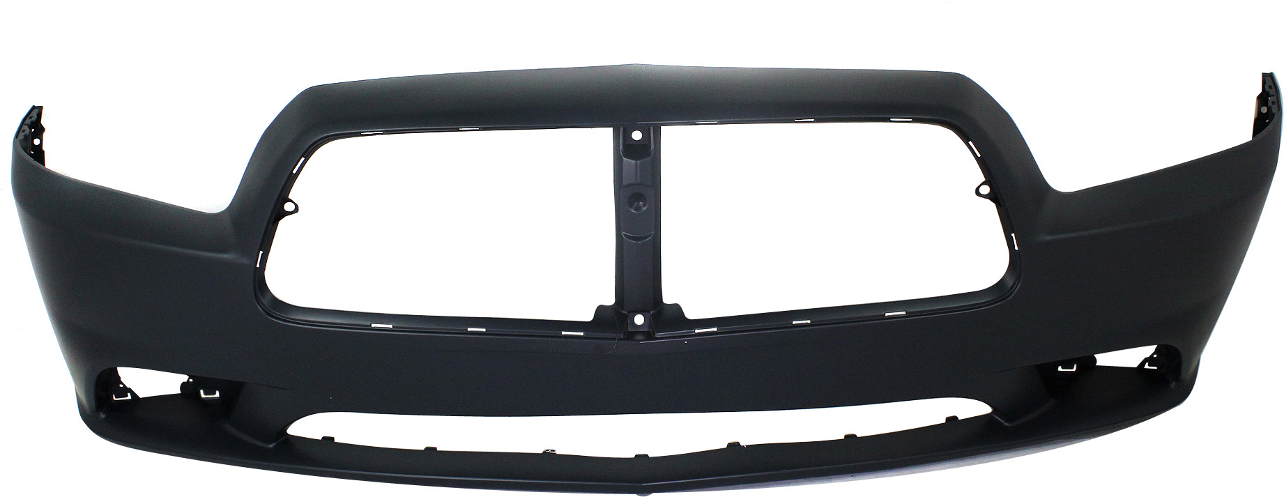 AM CHARGER 11-14 FRONT BUMPER COVER Primed w o Adaptive Cruise Control R T SE SXT RT Road Track SXT Plus Models CAPA SKU REPD010356PQ Partslink CH1000992C OEM 68092596AA