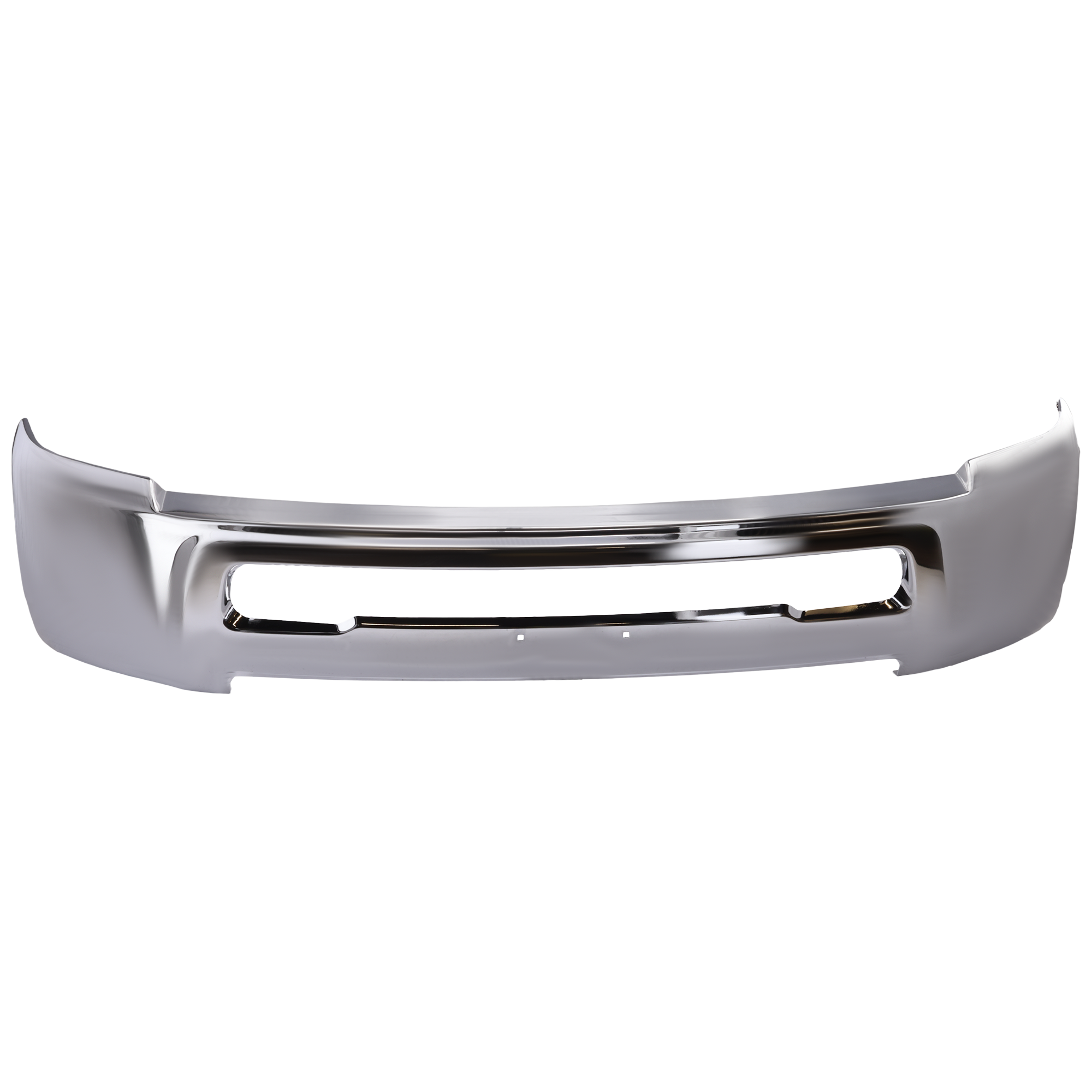 AM RAM 2500-3500-10-18 FRONT BUMPER Chrome w o Fog Light Holes SKU REPD010910 Partslink CH1002391 OEM 68045699AB