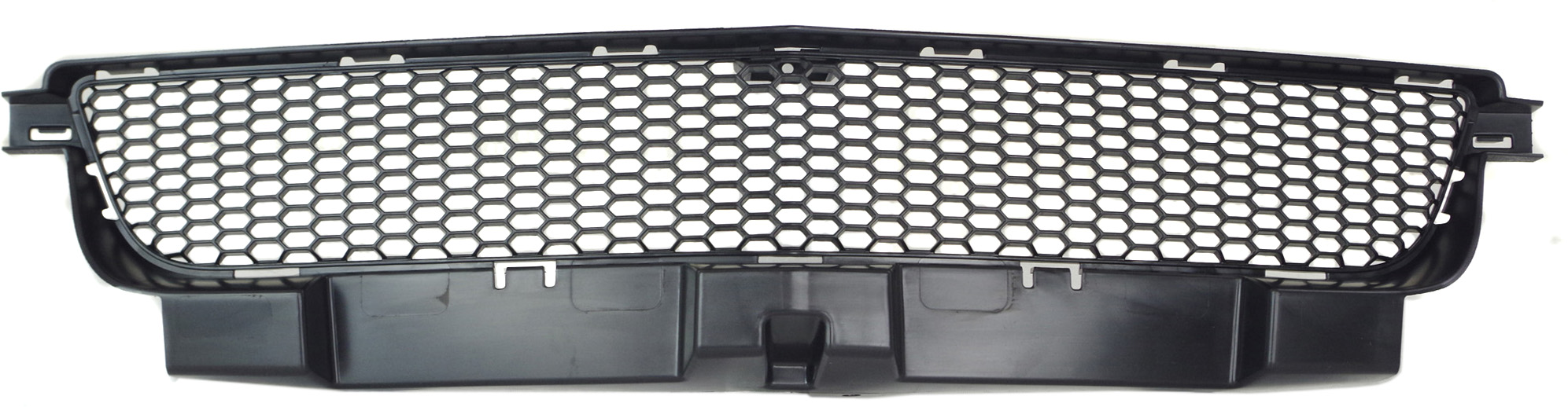 AM CHARGER 12-14 FRONT BUMPER GRILLE Textured Black w o Adaptive Cruise Control SRT8 Model SKU REPD015313 Partslink CH1036130 OEM 68071981AA