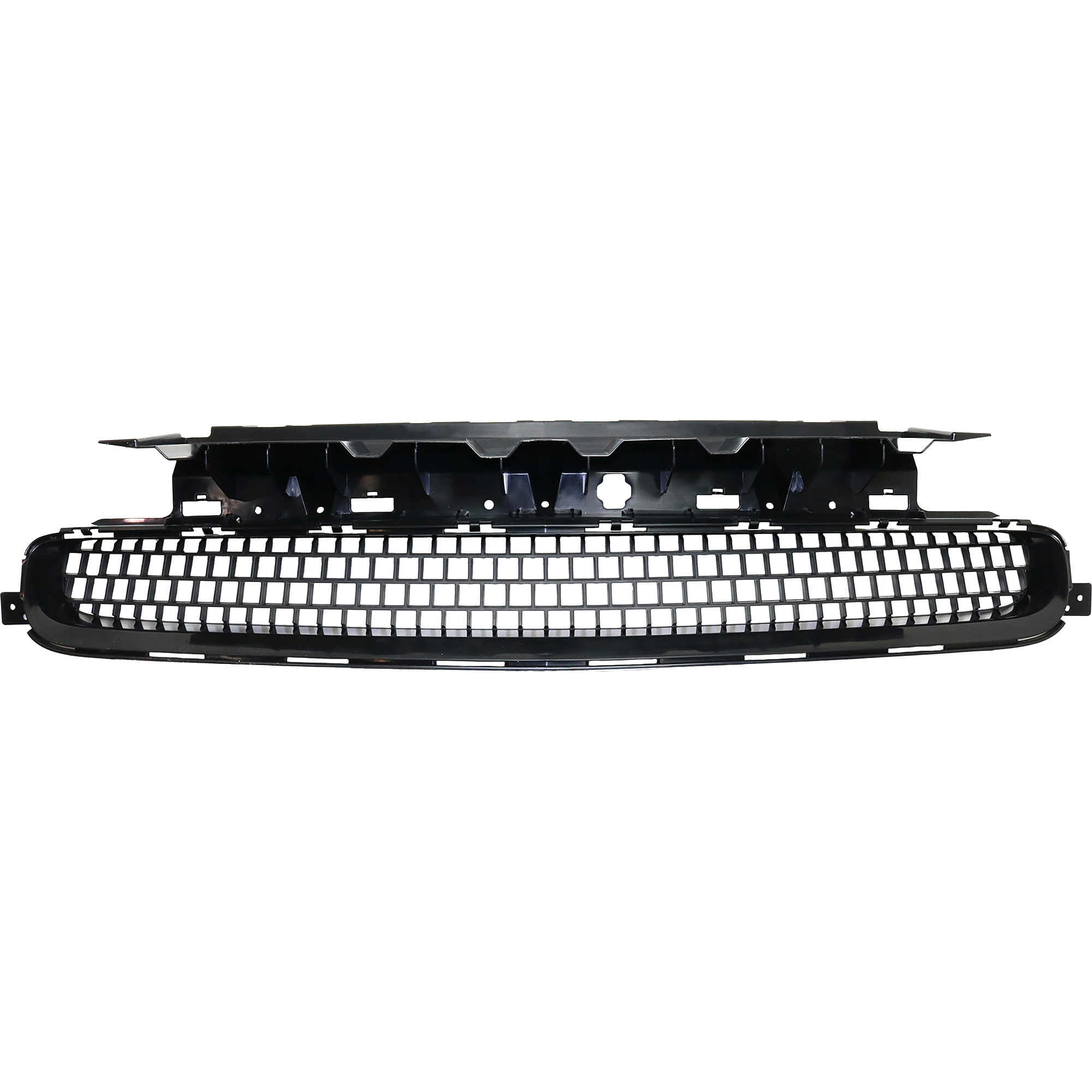 AM CHALLENGER 11-14 FRONT BUMPER GRILLE Black CAPA SKU REPD015314Q Partslink H1036129C OEM 68109841AA H1036129