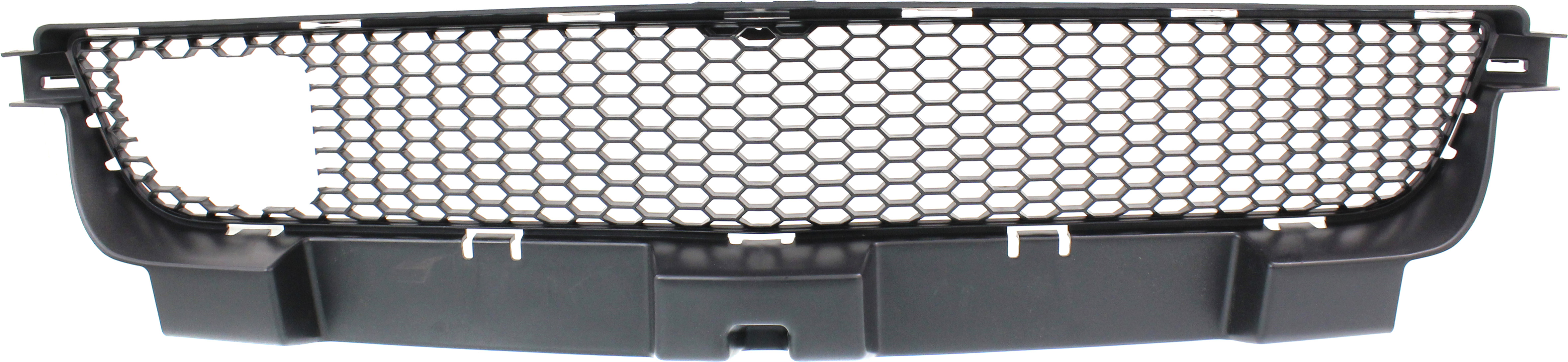 AM CHARGER 12-14 FRONT BUMPER GRILLE Textured Black w Adaptive Cruise Control SRT8 Model SKU REPD015320 Partslink CH1036131 OEM 68071982AA