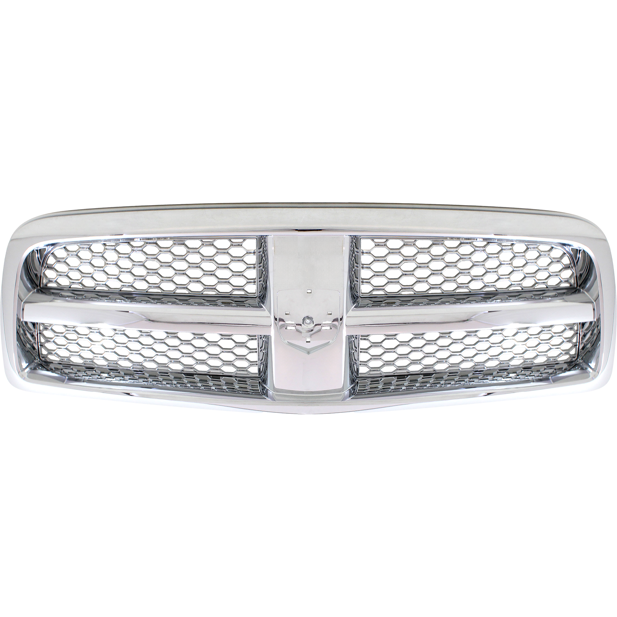AM RAM 1500 P U 09-12 GRILLE Honeycomb Insert Plastic Chrome Shell and Insert SKU REPD070101 Partslink CH1200326 OEM 55372059AB