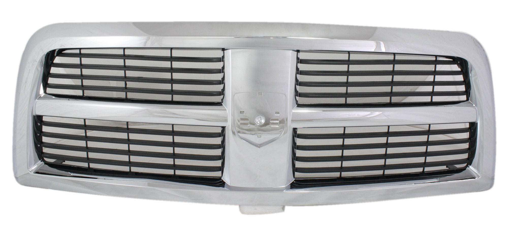 AM RAM 2500-3500-10-12 GRILLE Vertical Bar Insert Chr Shell w Txtd Blk Insert SKU REPD070132 Partslink CH1200336 OEM 68001467AB