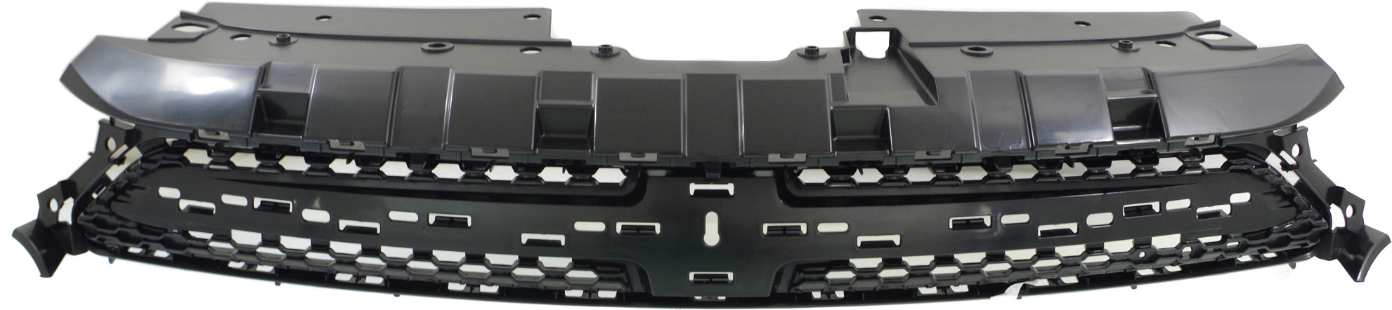 AM DART 13-16 GRILLE Textured Black Shell and Insert CAPA SKU REPD070179Q Partslink CH1200378C OEM 68081408AE