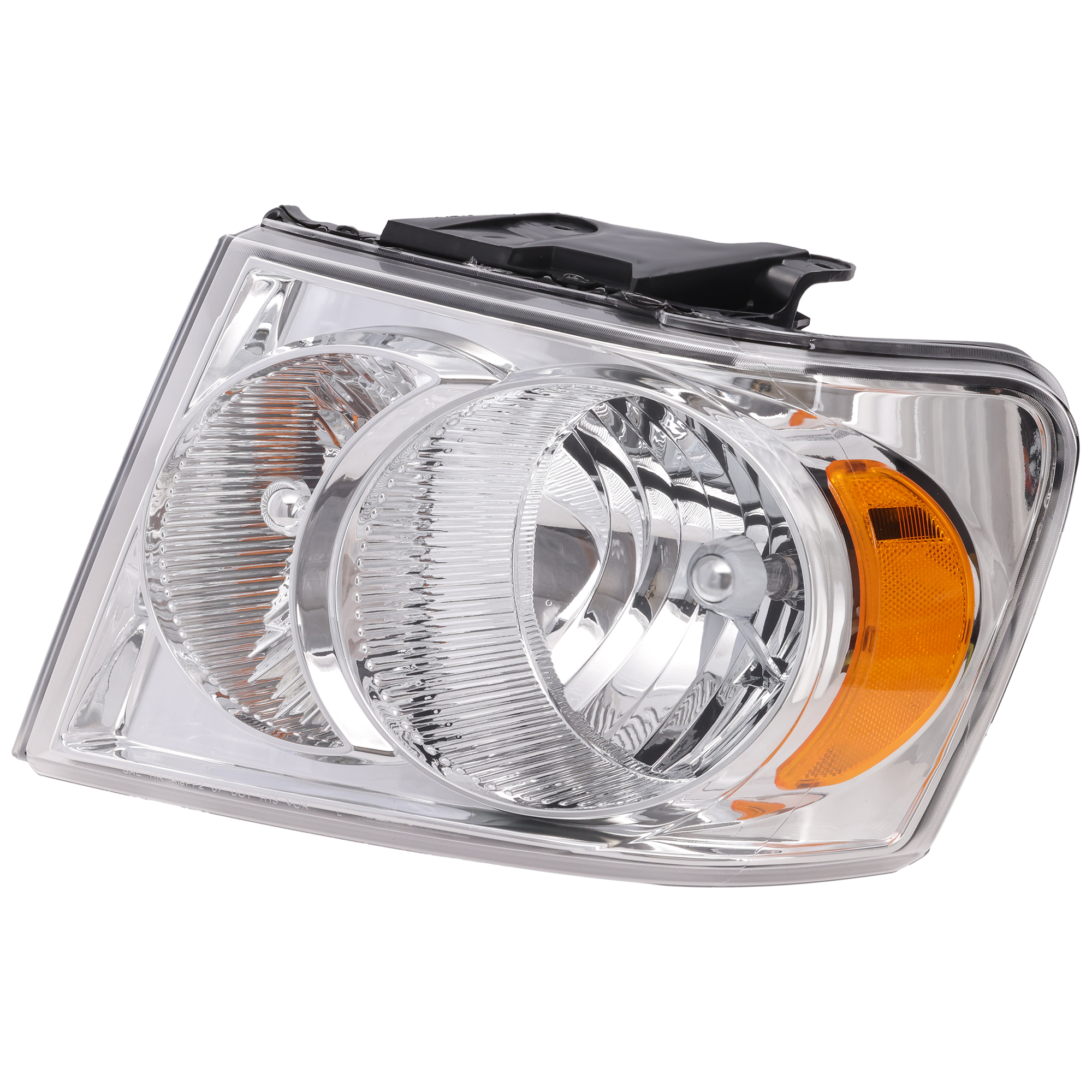 AM DURANGO 07-09 HEAD LAMP LH Assembly Halogen Chrome Interior SKU REPD100104 Partslink CH2518121 OEM 55078017AI
