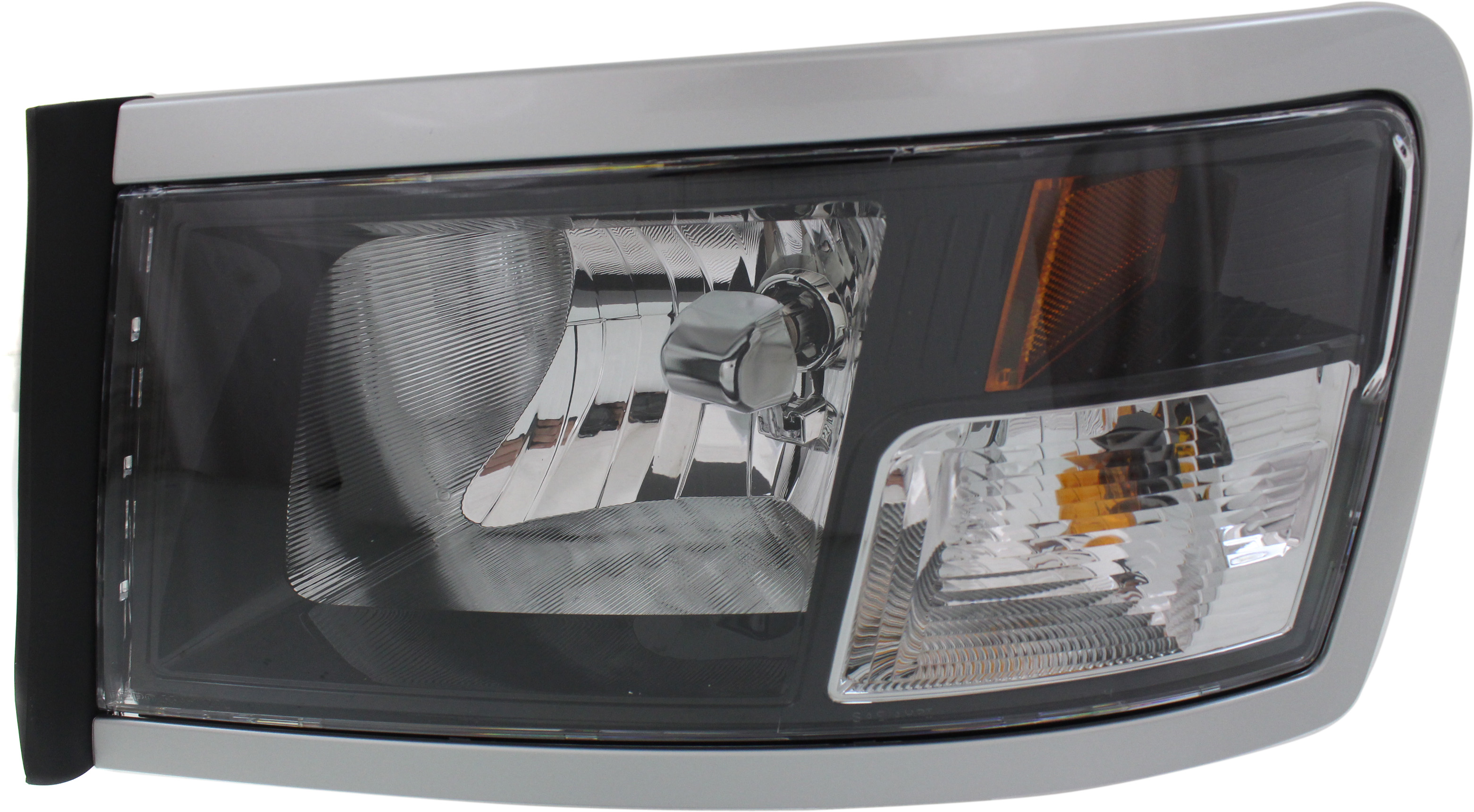 AM DAKOTA 08-11 HEAD LAMP LH Assembly Halogen Black Interior CAPA SKU REPD100106Q Partslink CH2518127C OEM 1EK59WS2AF 1EK59WS2AE