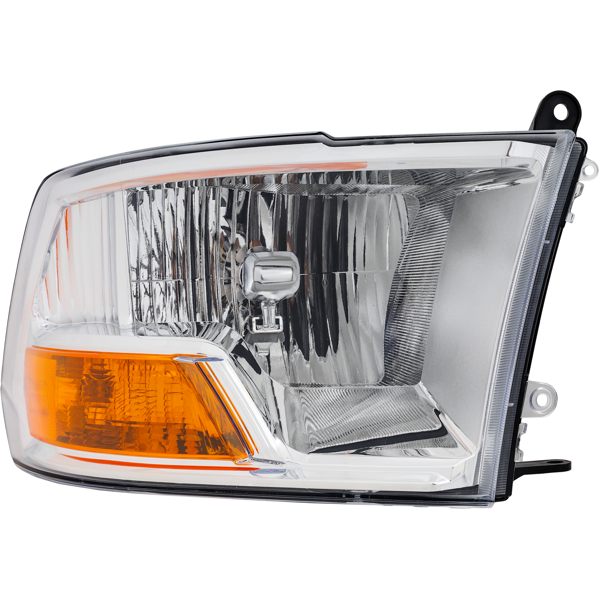 AM RAM FULL SIZE PICKUP 09-12 HEAD LAMP RH Assembly Halogen w o Quad Lamps Code LMA SKU REPD100107 Partslink CH2503217 OEM 55277410AG 55277410AF