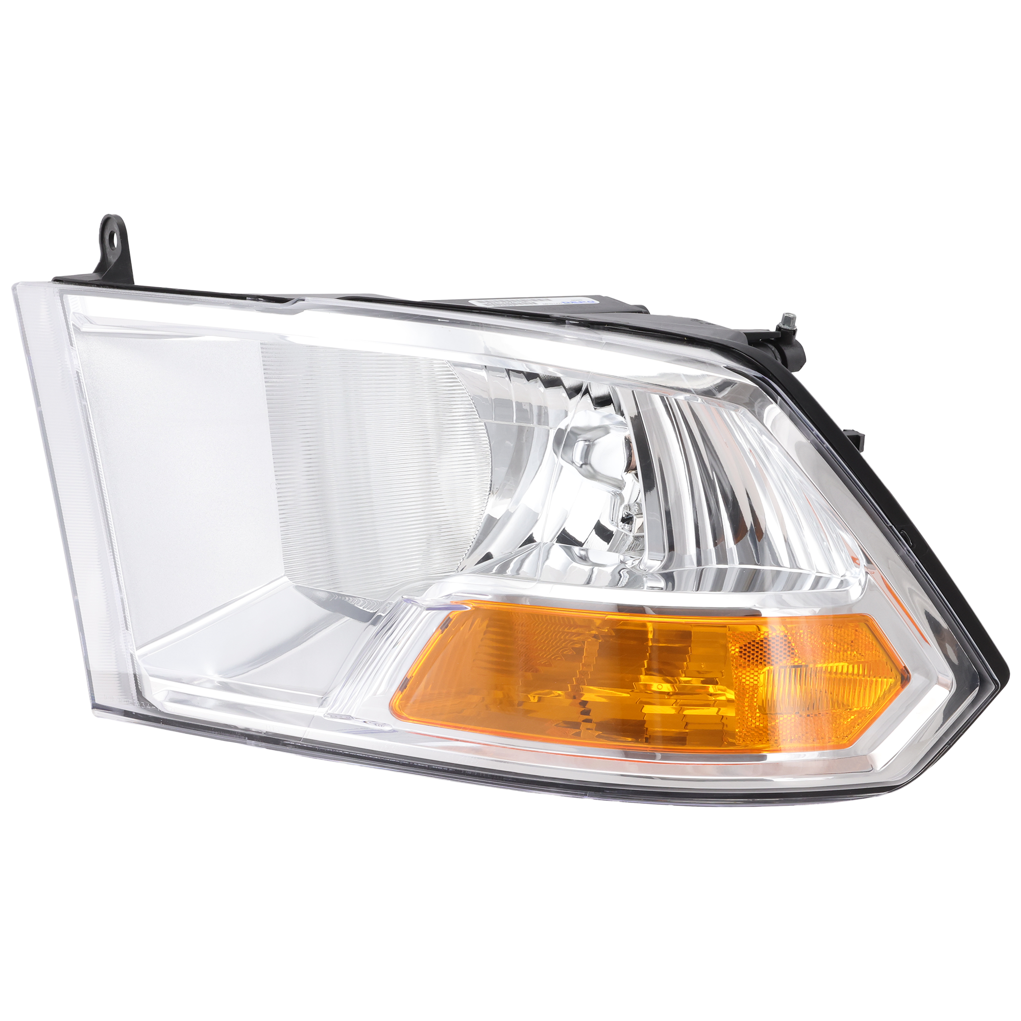 AM RAM FULL SIZE PICKUP 09-12 HEAD LAMP LH Assembly Halogen w o Quad Lamps Code LMA CAPA SKU REPD100108Q Partslink CH2502217C OEM 55277409AG 55277409AF