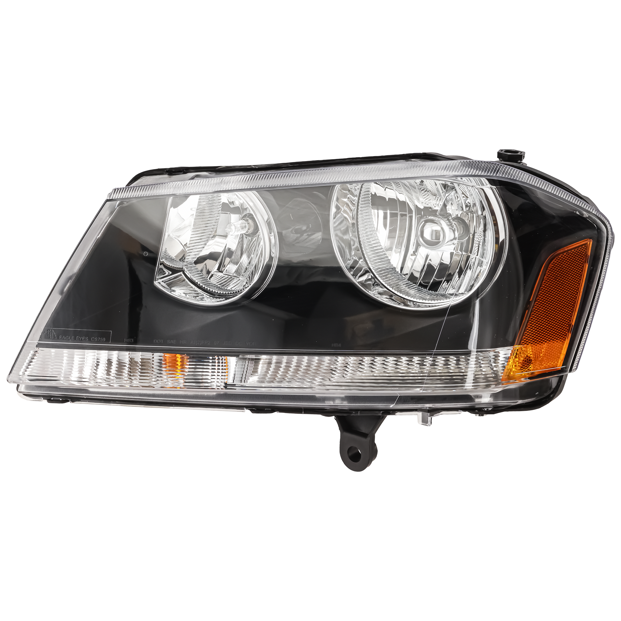 AM AVENGER 08-14 HEAD LAMP LH Assembly Halogen RT Model SKU REPD100116 OEM 5303745AD PFM