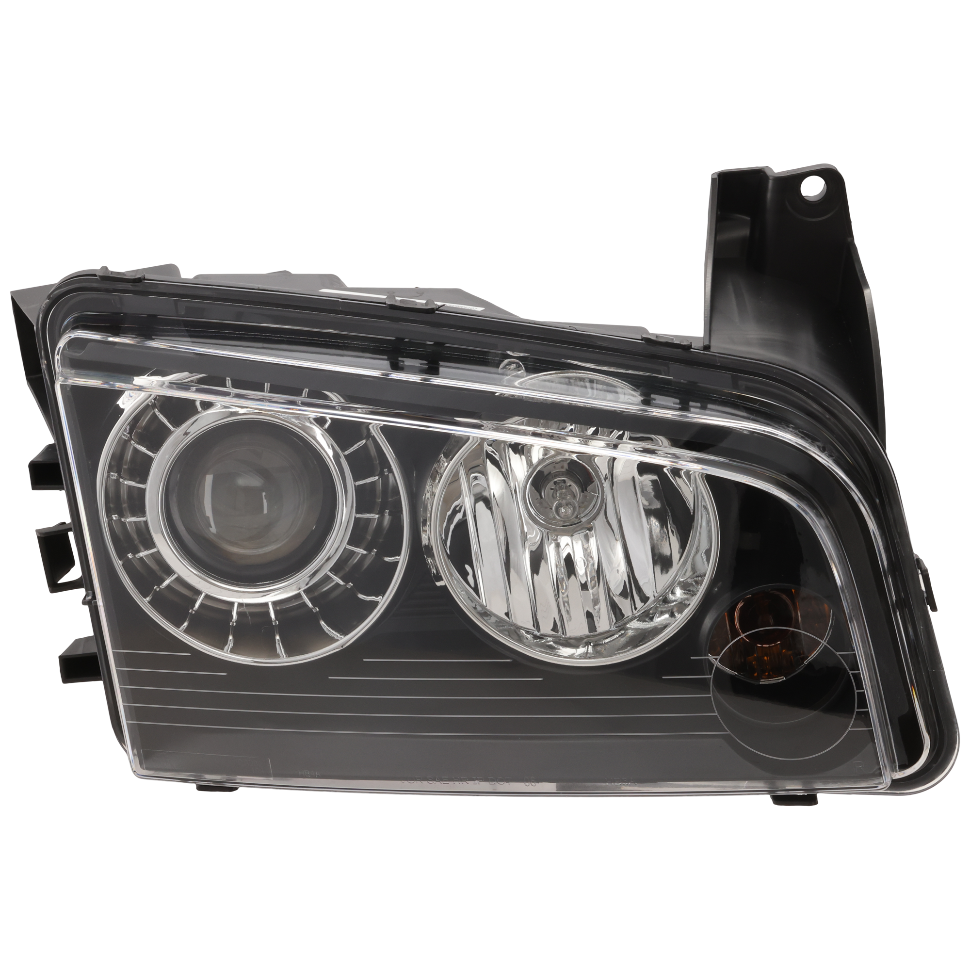 AM CHARGER 08-10 HEAD LAMP RH Lens and Housing HID Xenon w o HID Kit SKU REPD100121 Partslink CH2503216 OEM 4806442AB
