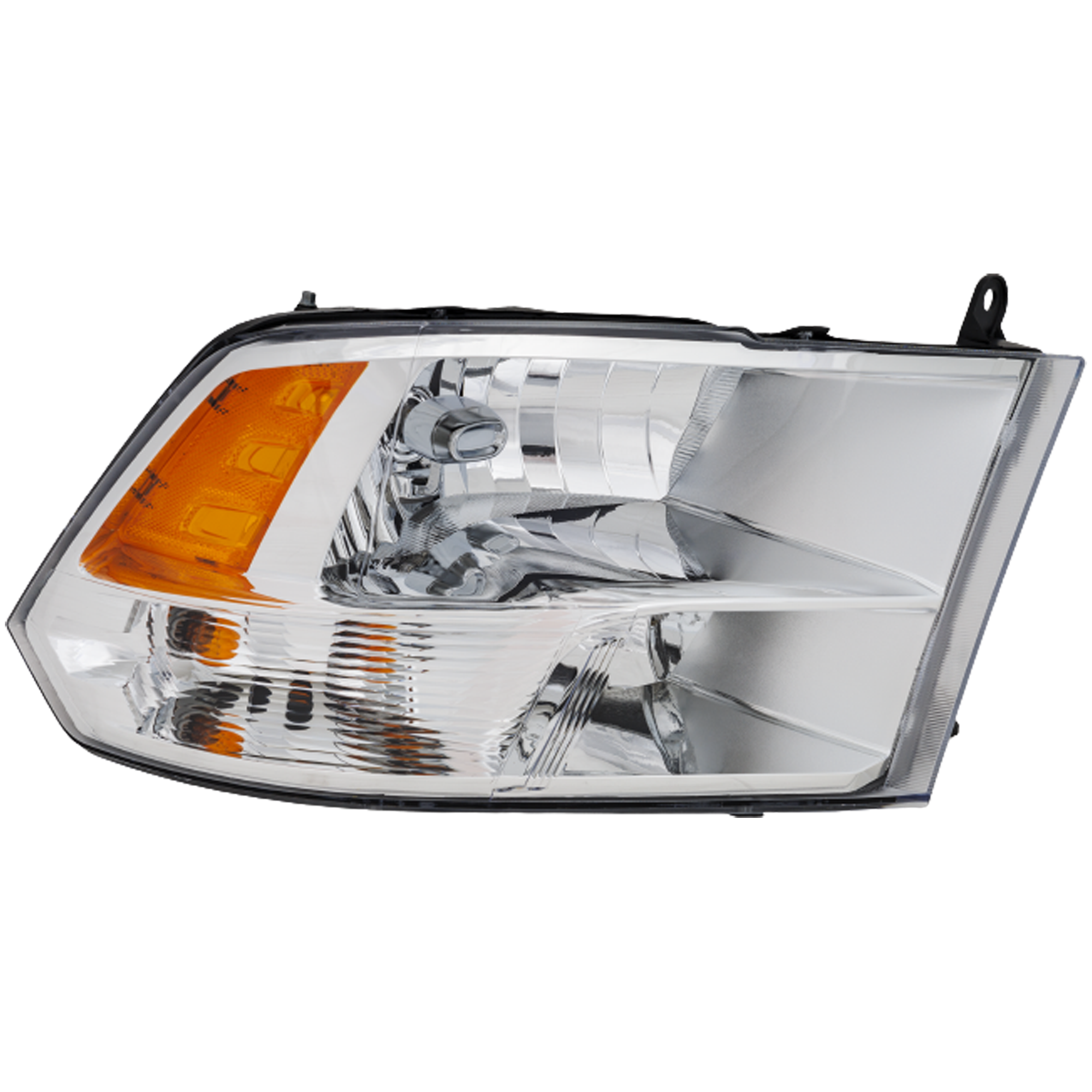 AM RAM FULL SIZE PICKUP 09-12 HEAD LAMP RH Assembly Halogen w Quad Lamps Code LME SKU REPD100123 Partslink CH2503281 OEM 68001484AH PFM
