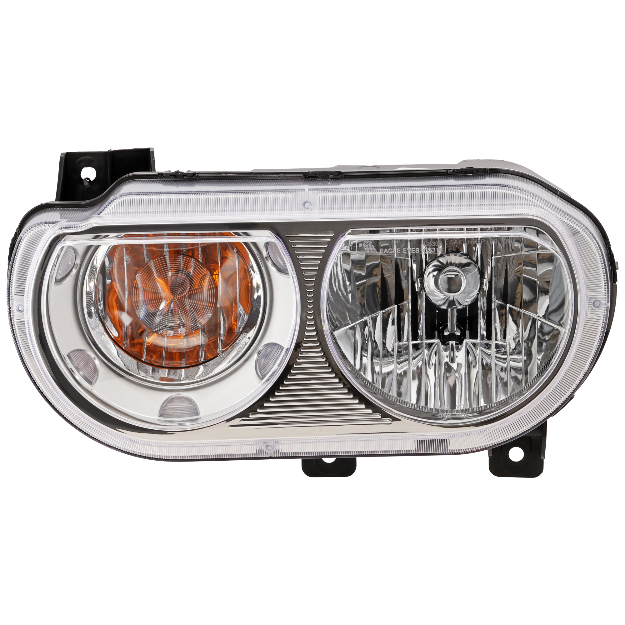 AM CHALLENGER 08-14 HEAD LAMP LH Assembly Halogen SKU REPD100128 Partslink CH2518137 OEM 5028777AA