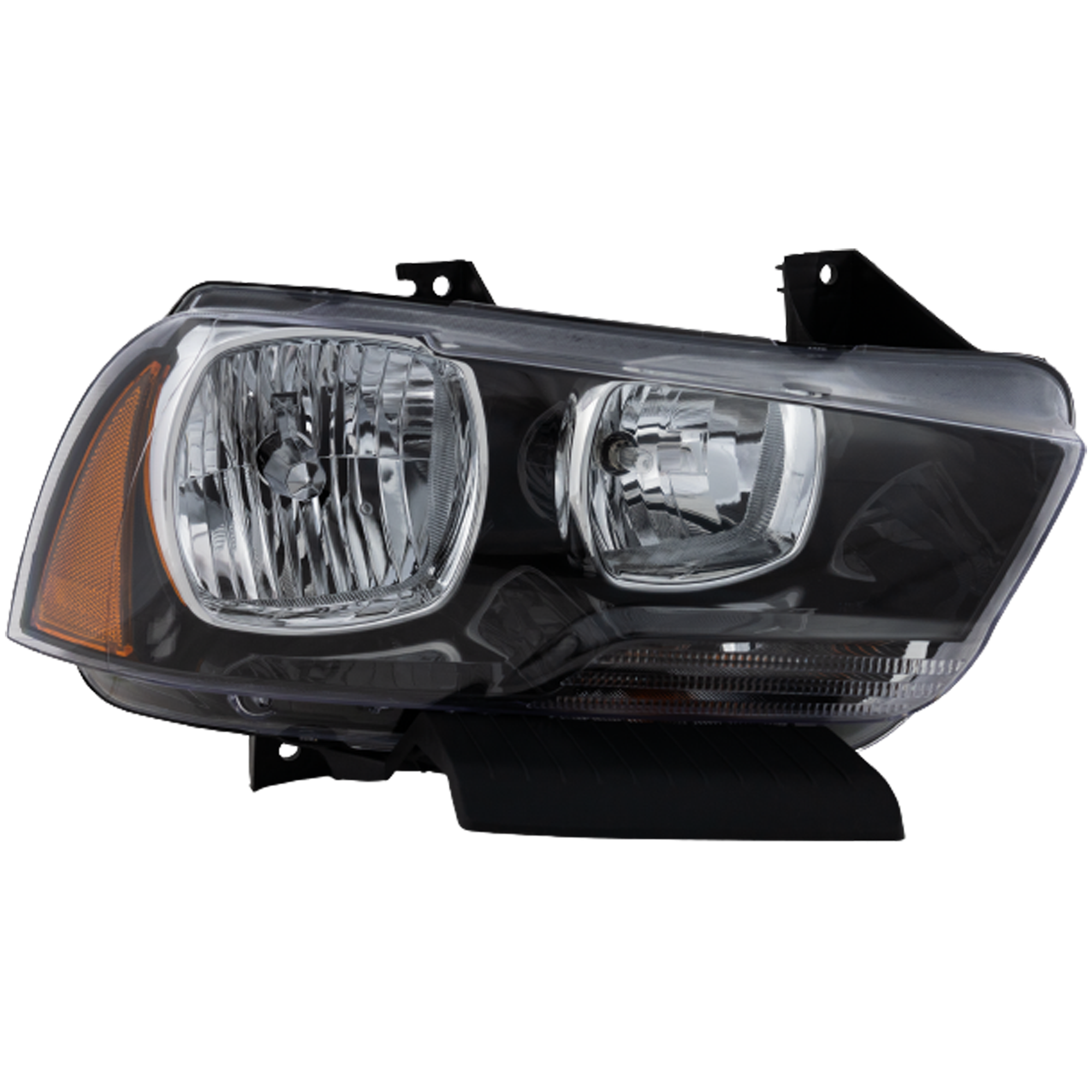 AM CHARGER 11-14 HEAD LAMP RH Assembly Halogen SKU REPD100147 Partslink CH2503232 OEM 57010410AF 57010410AE