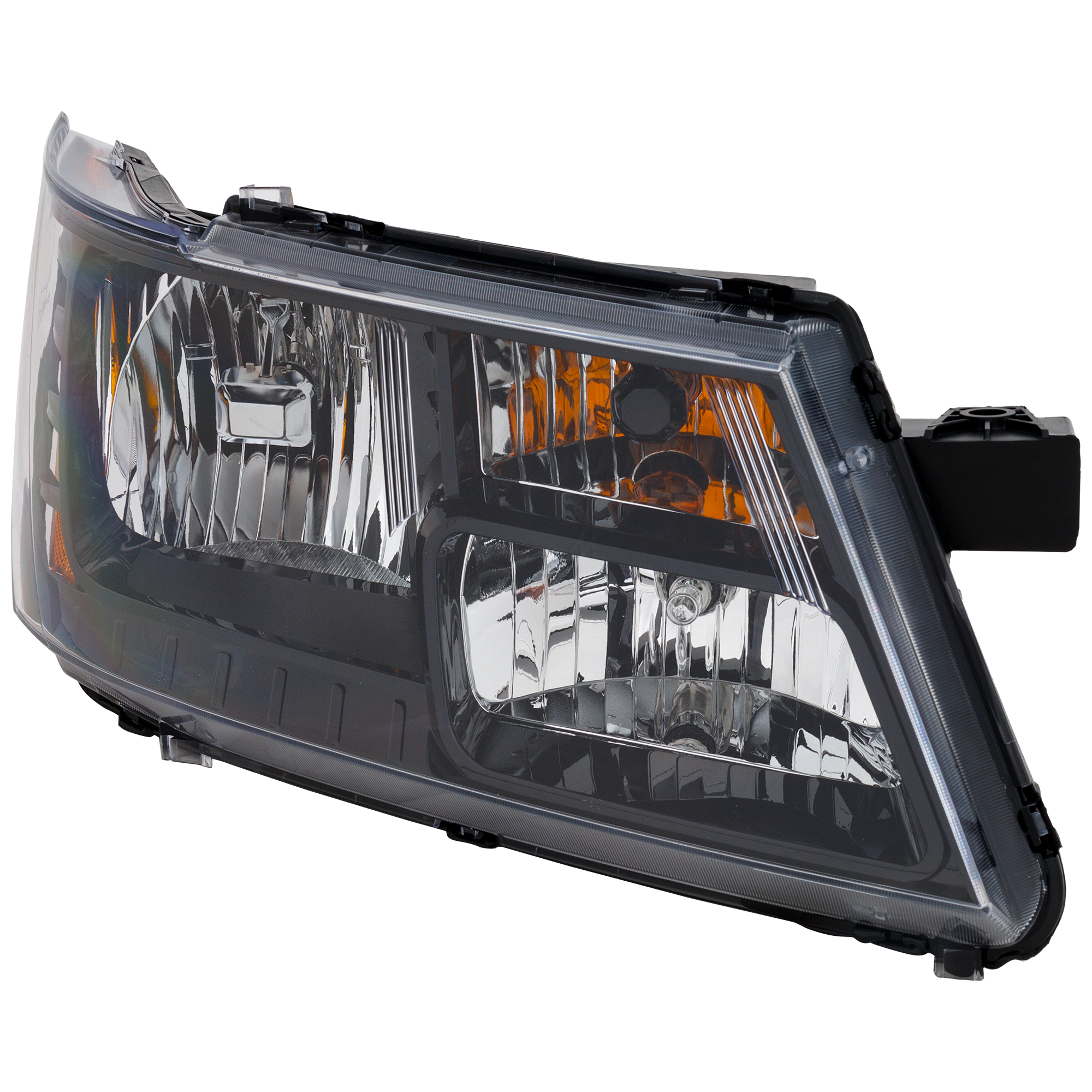 AM JOURNEY 14-20 HEAD LAMP RH Assembly Halogen w Black Trim SKU REPD100169 Partslink CH2503265 OEM 68200084AC 68200084AB