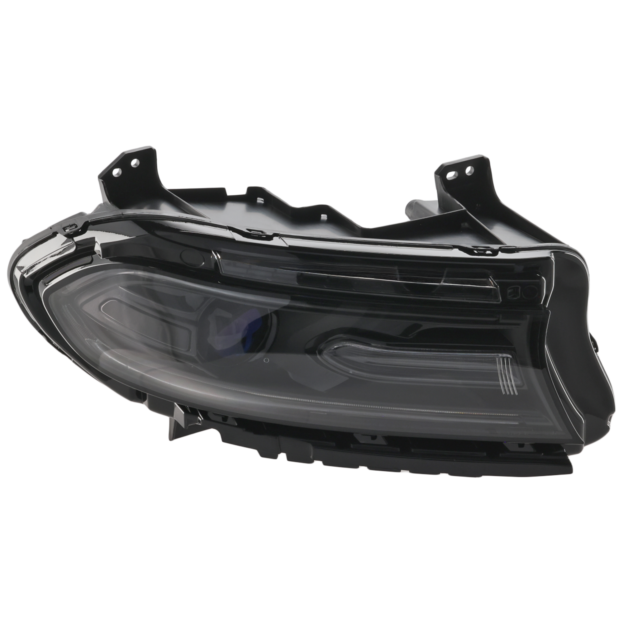 AM CHARGER 15-16 HEAD LAMP RH Assembly Halogen w LED Daytime Running Light w LHD RHD Optics SKU REPD100181 Partslink CH2503270 OEM 68214396AF