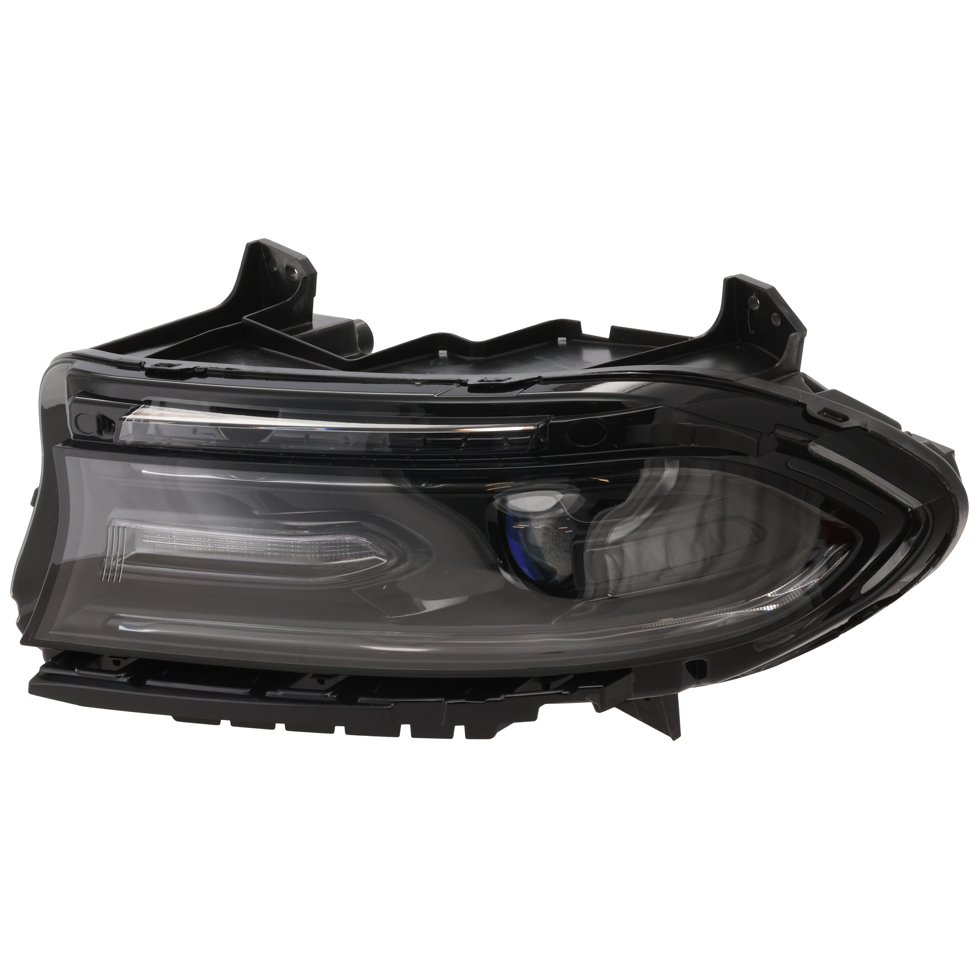 AM CHARGER 15-16 HEAD LAMP LH Assembly Halogen w LED Daytime Running Light w LHD RHD Optics CAPA SKU REPD100182Q Partslink CH2502270C OEM 68214397AF