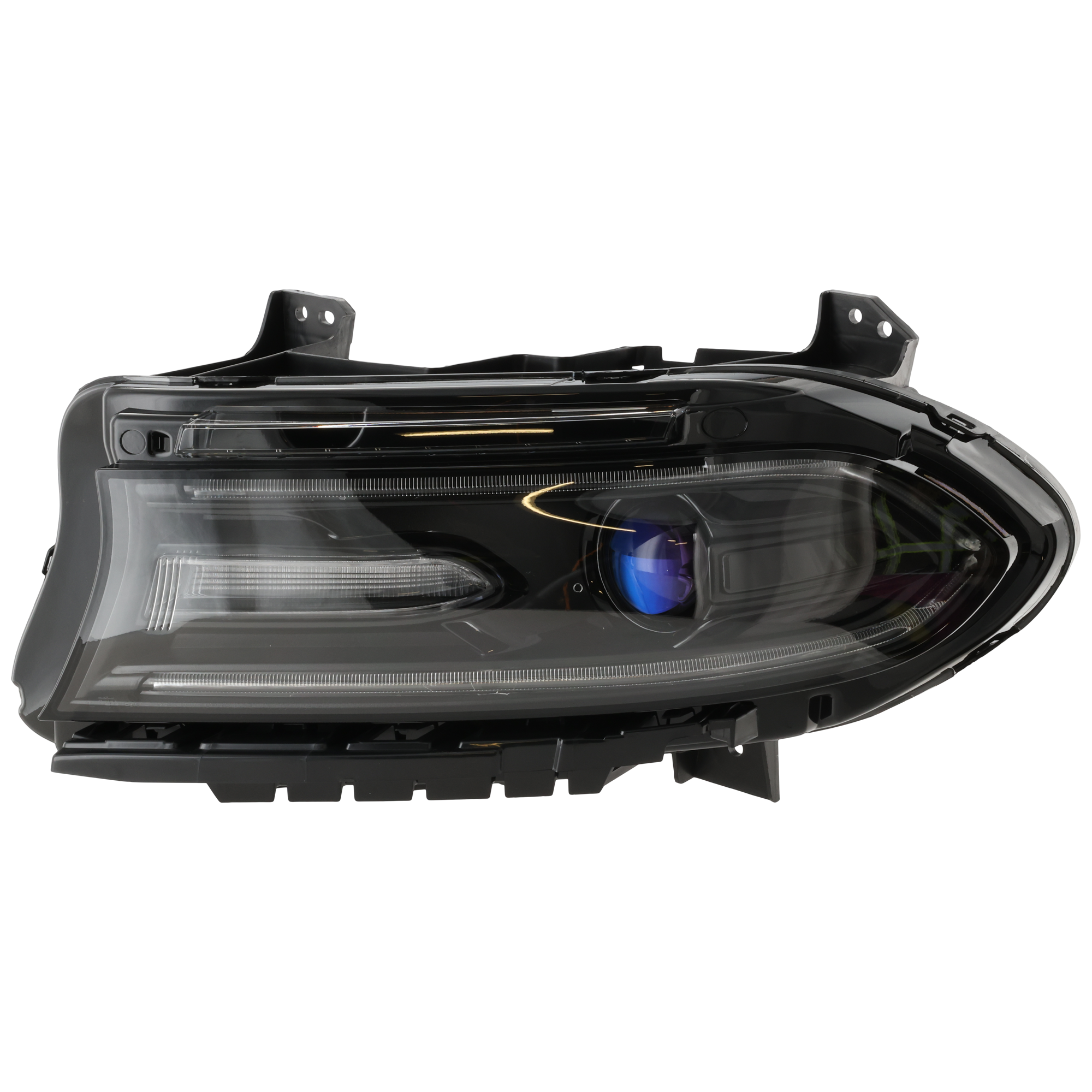 AM CHARGER 15-16 HEAD LAMP LH Assembly Halogen w LED Daytime Running Light w LHD RHD Optics SKU REPD100182 Partslink CH2502270 OEM 68214397AF