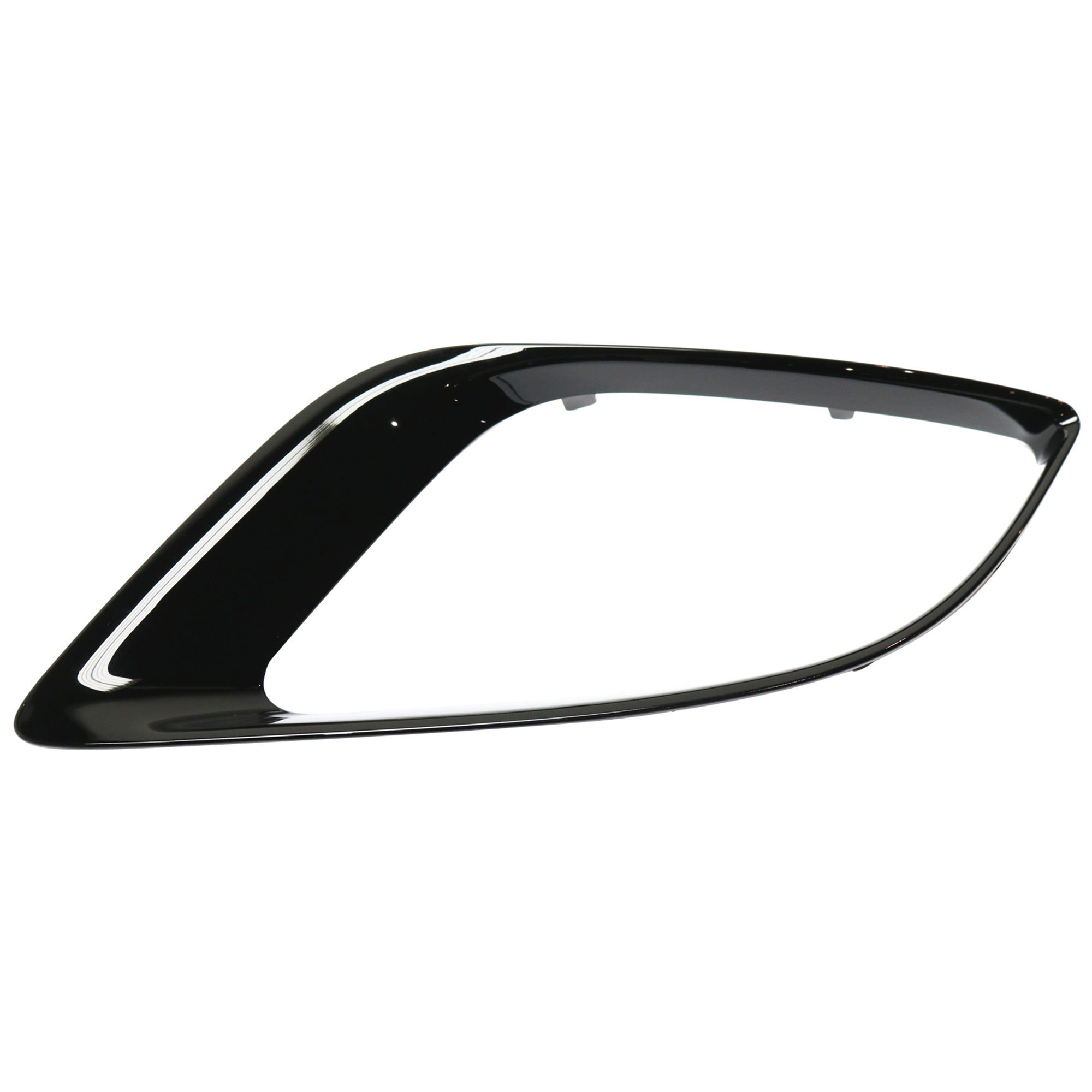 AM DURANGO 14-20 FRONT FOG LAMP MOLDING RH Black Exc. SRT Pursuit Models SKU REPD108005 Partslink CH1039162 OEM 5LS78DX8AB