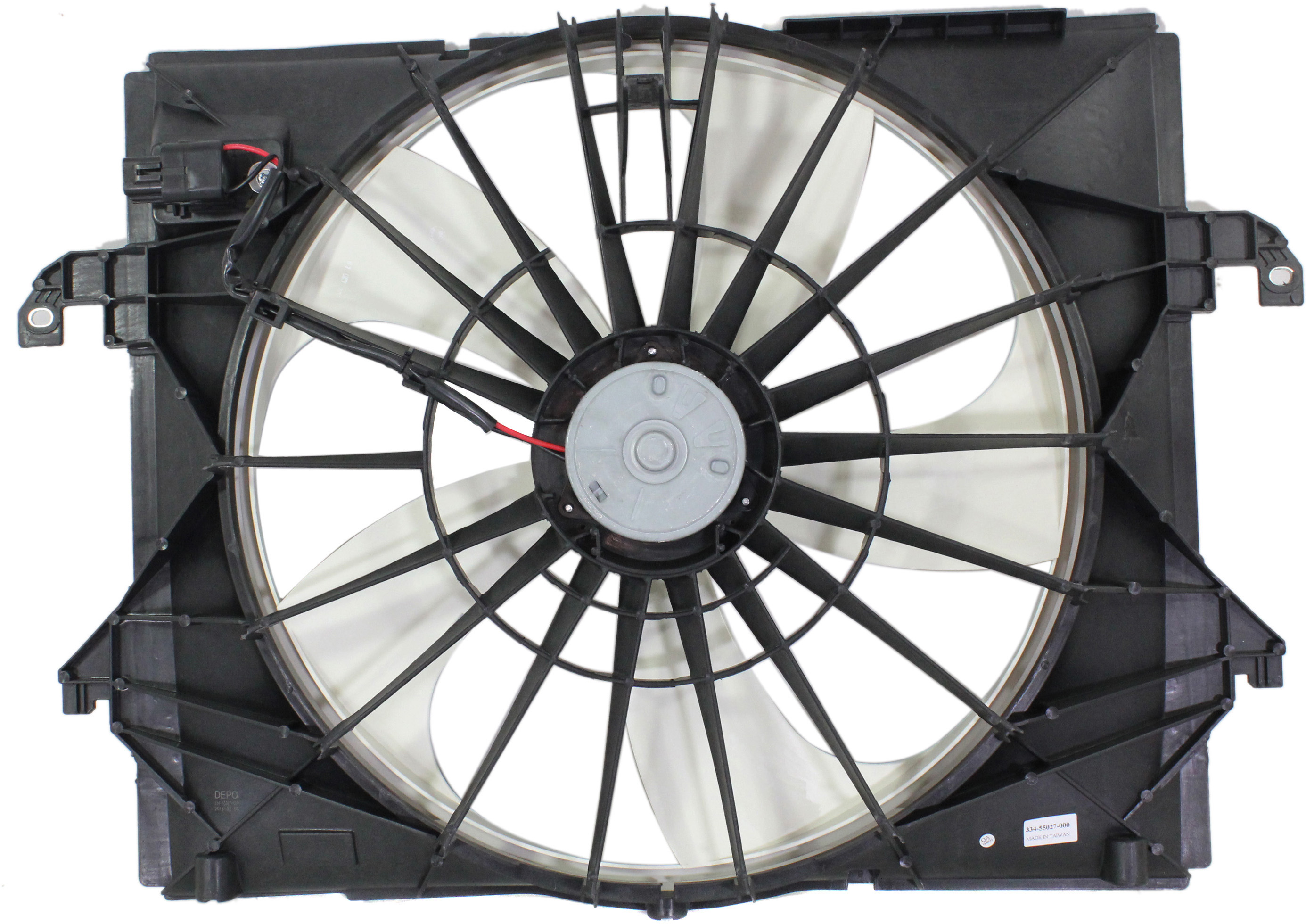 AM RAM 1500-09-12 RADIATOR FAN SHROUD ASSEMBLY 3.7L Includes resistor SKU REPD160914 Partslink CH3115164 OEM 55056851AG