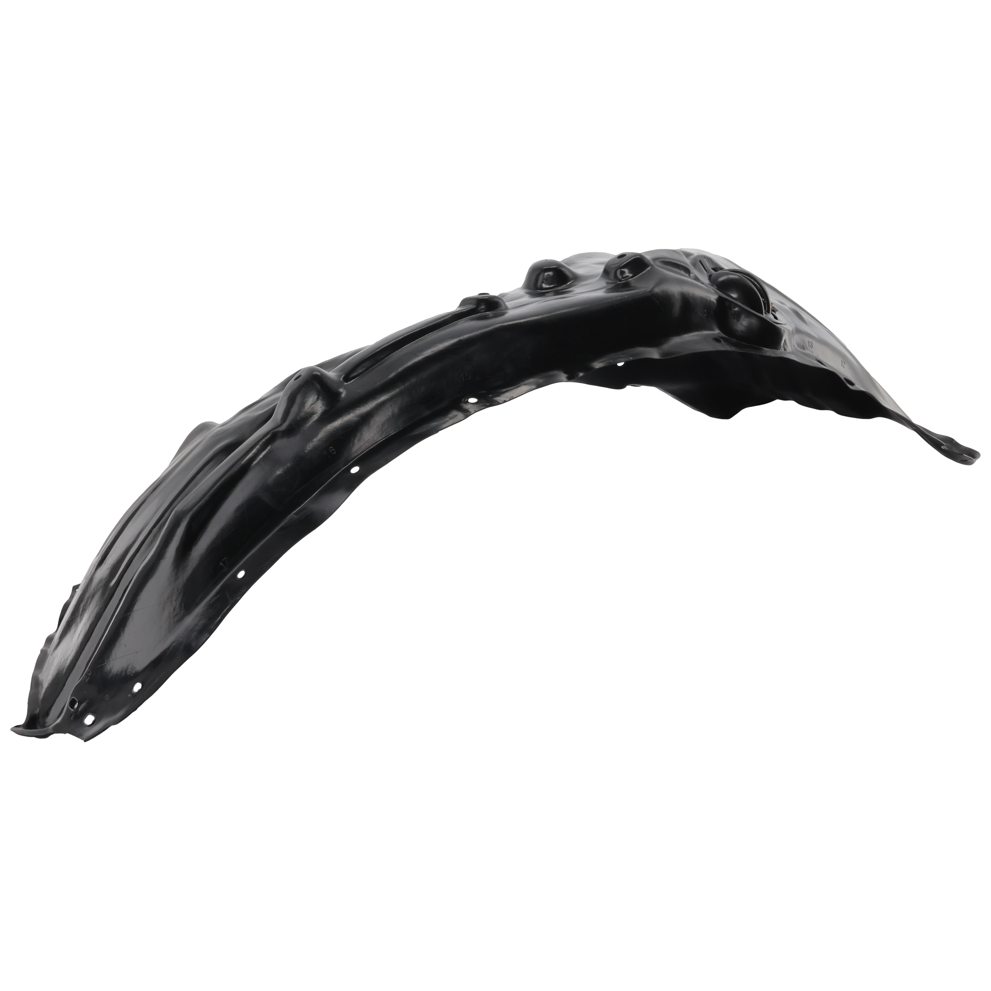 AM DURANGO 11-20 FRONT FENDER LINER RH Polypropylene Vacuum Form Limited Citadel R T SXT GT Models 14-20 SKU REPD222129 Partslink CH1249217 OEM 57010368AL PFM