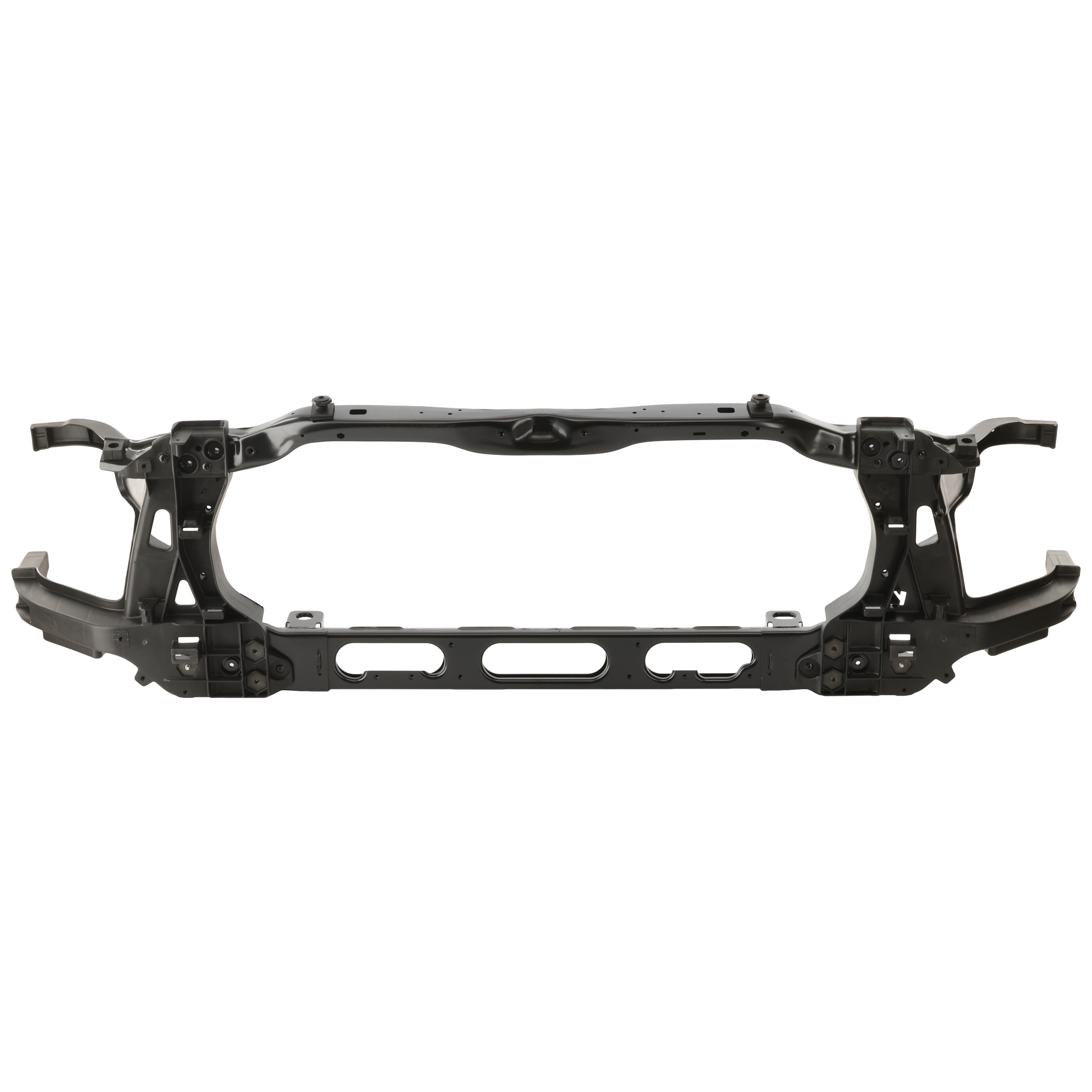 AM RAM 1500-2500-09-12 RADIATOR SUPPORT Assembly Plastic w Steel 3.7L 4.7L 5.7L Eng. w o Headlamp Bracket SKU REPD250107 Partslink CH1225219 OEM 68050996AE