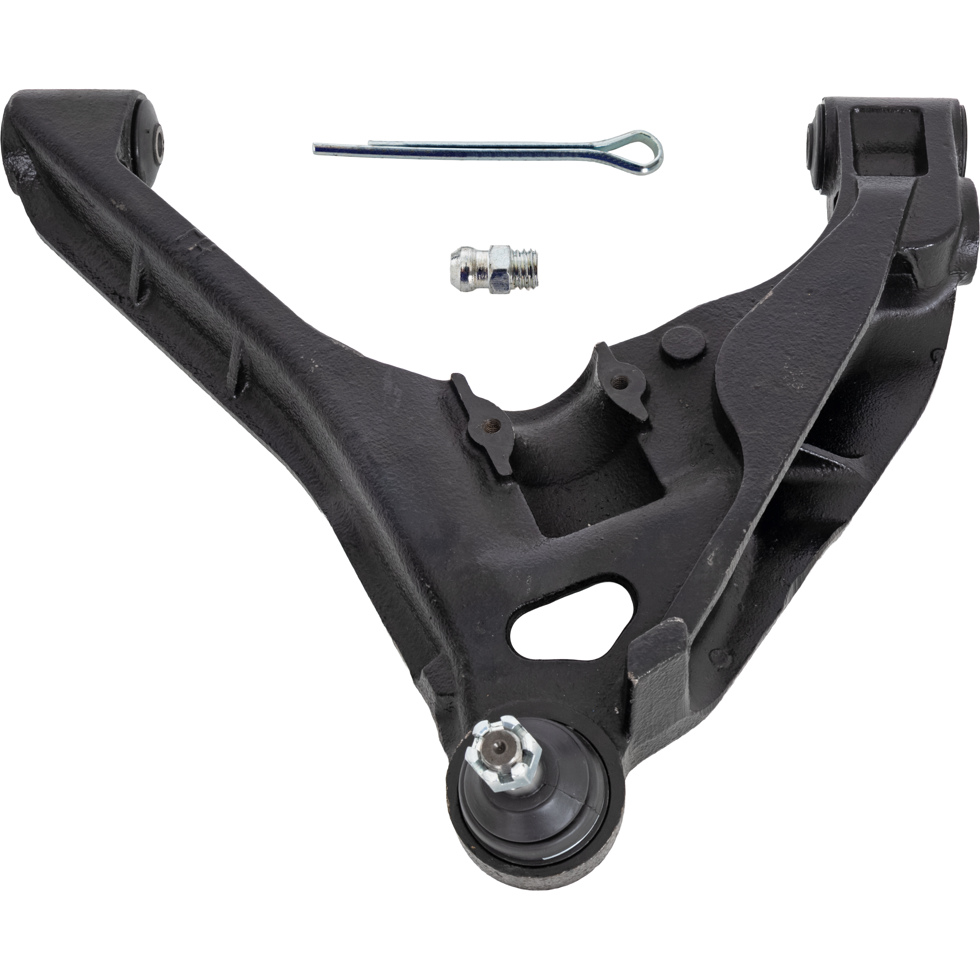 AM DAKOTA 00-04 FRONT CONTROL ARM RH Lower w Ball Joint and Bushing Four Wheel Drive SKU REPD281521 OEM 52106396AA