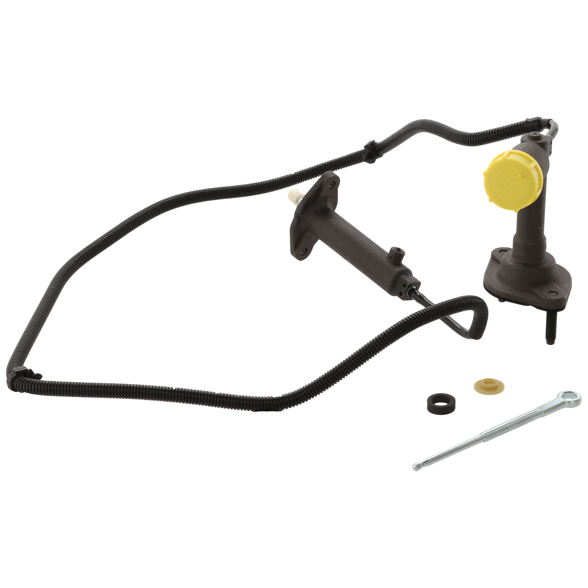 AM RAM FULL SIZE P U 04-08 CLUTCH MASTER AND SLAVE CYLINDER ASSEMBLY SKU REPD316002 OEM 13667621-52110496AB 52110496AC