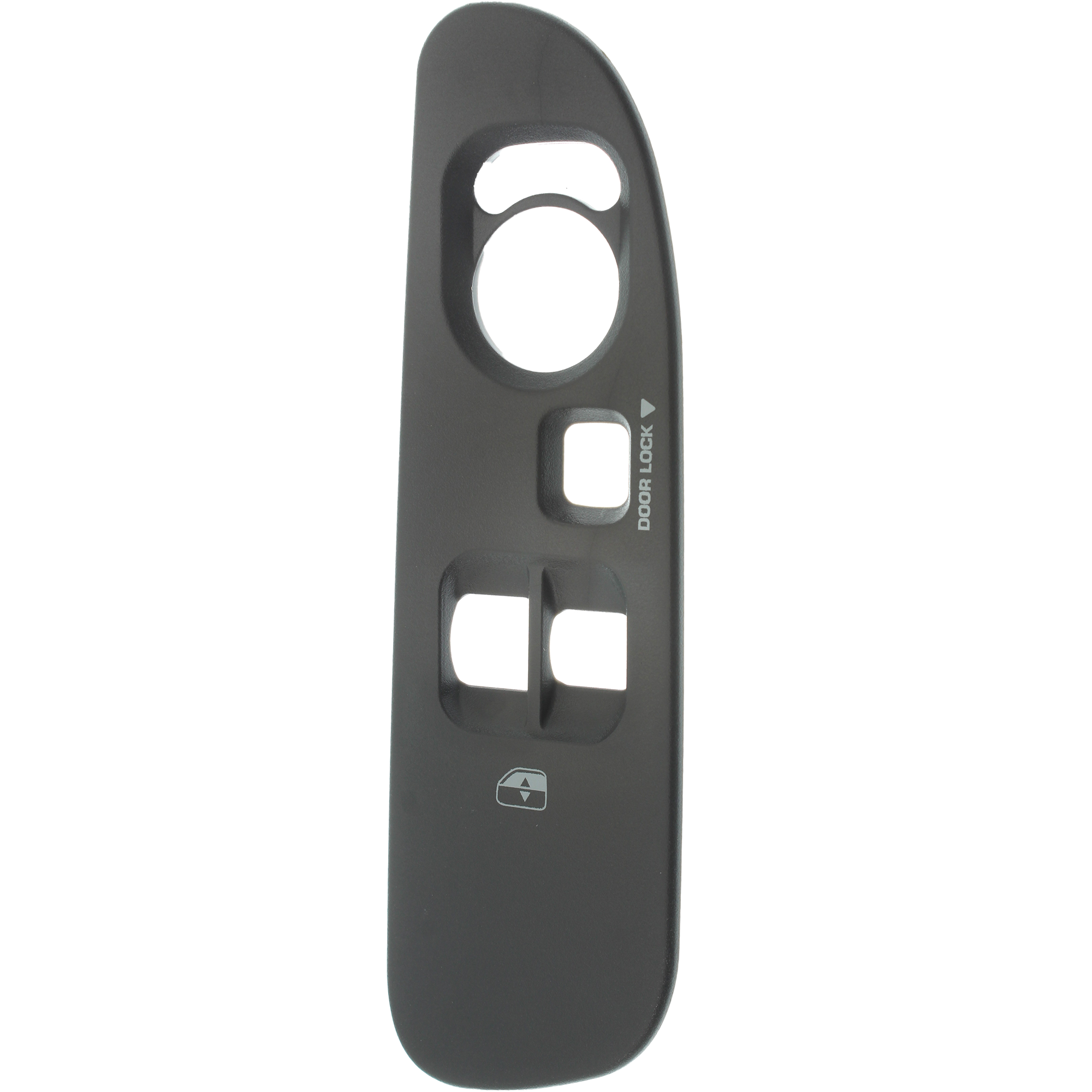 AM RAM FULL SIZE PICKUP 05-09 FRONT WINDOW SWITCH BEZEL LH Black Regular Cab SKU REPD321106 OEM 5HZ70XDHAE 5HZ70XDVAE