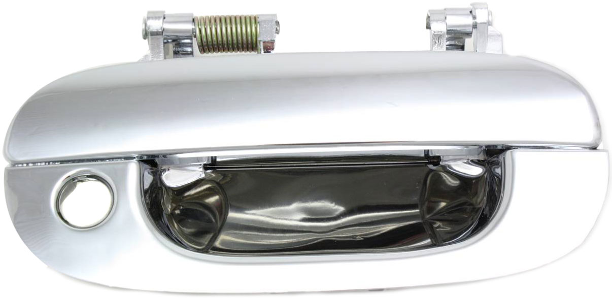 AM RAM 1500-94-01-2500-3500-94-02 FRONT EXTERIOR DOOR HANDLE RH All Chrome w Keyhole SKU REPD462123C OEM 55275022 PFM