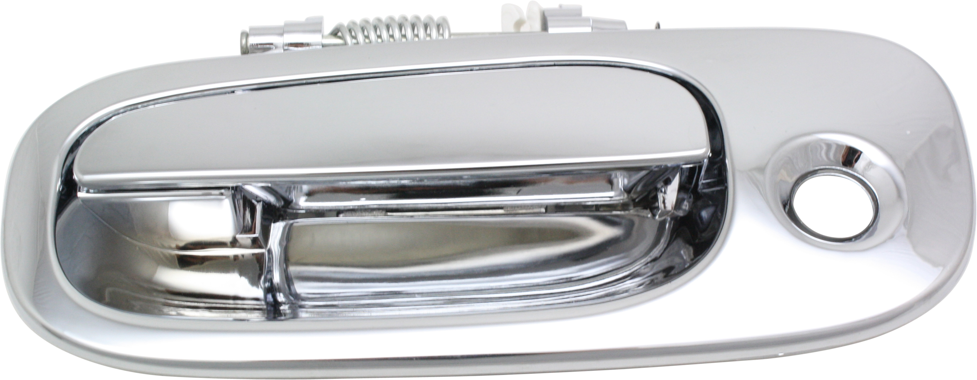 AM CHARGER 06-10 FRONT EXTERIOR DOOR HANDLE LH All Chrome w Keyhole SKU REPD462142C Partslink FDH010078 OEM YS87AXRAF PFM YS87AXRAFPFM